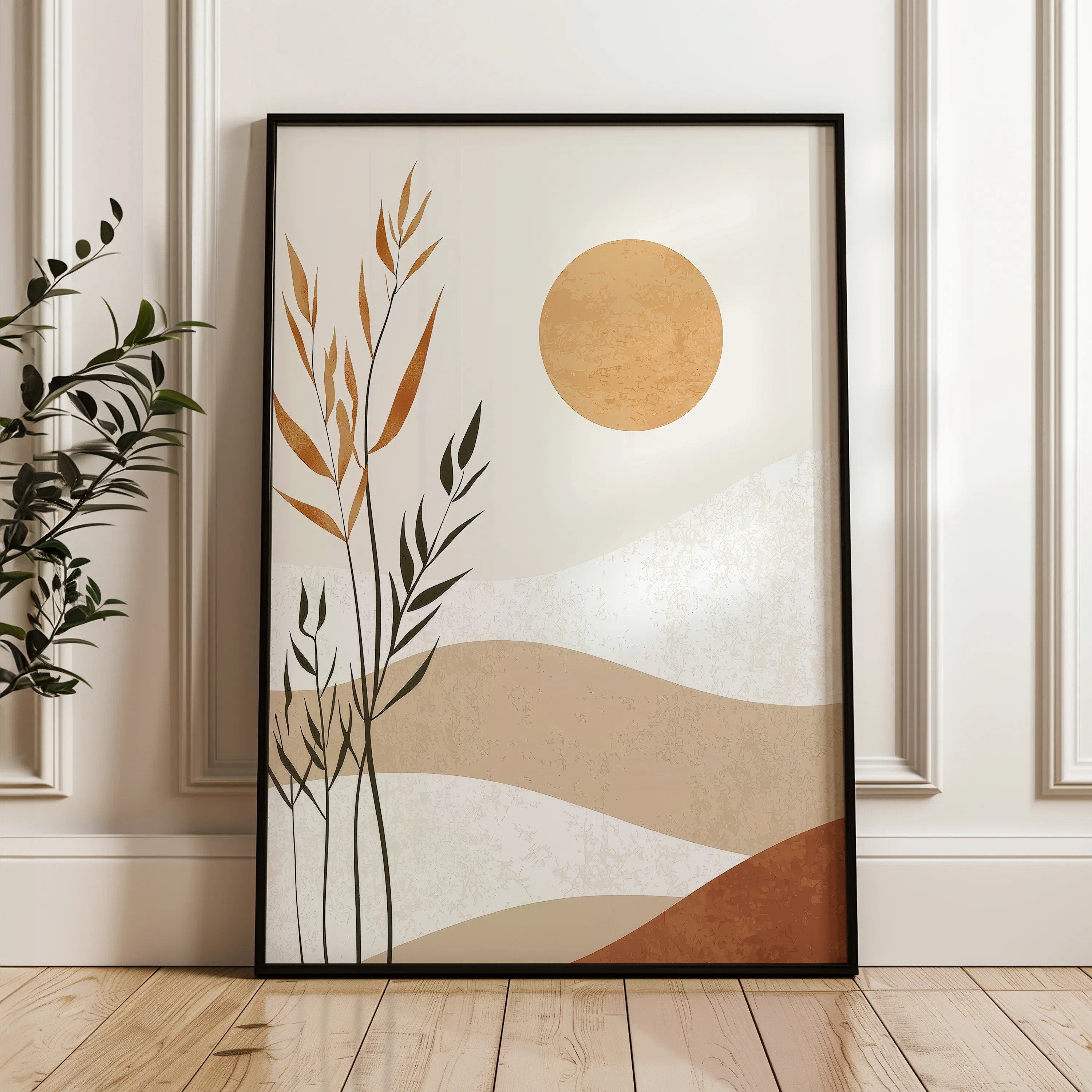 Boho Canvas Wall Art WAD020-BH 90 x 60 cm / Stretched on hidden frame