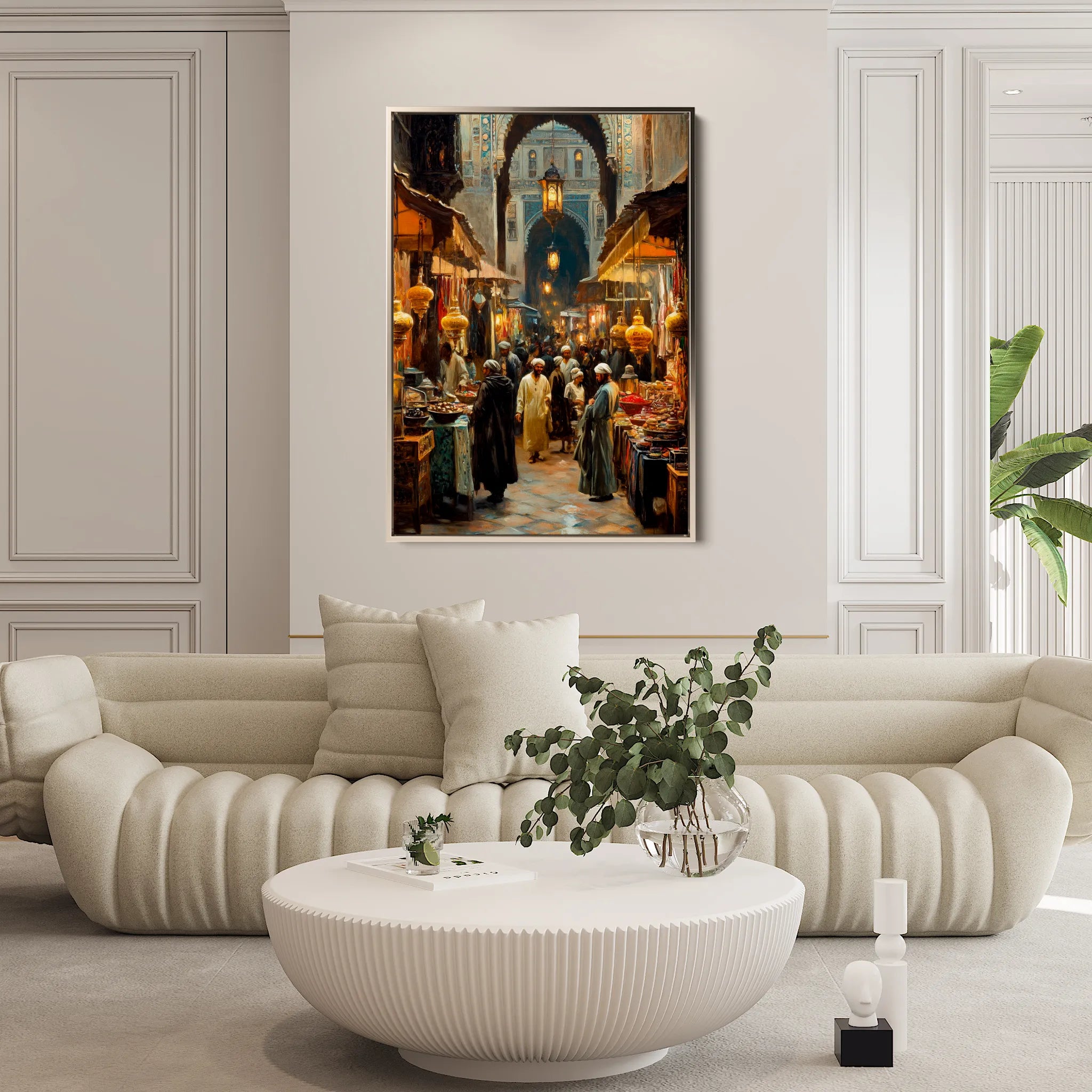 Orientalist Canvas Wall Art WAD020-OR 90 x 60 cm / Stretched on hidden frame
