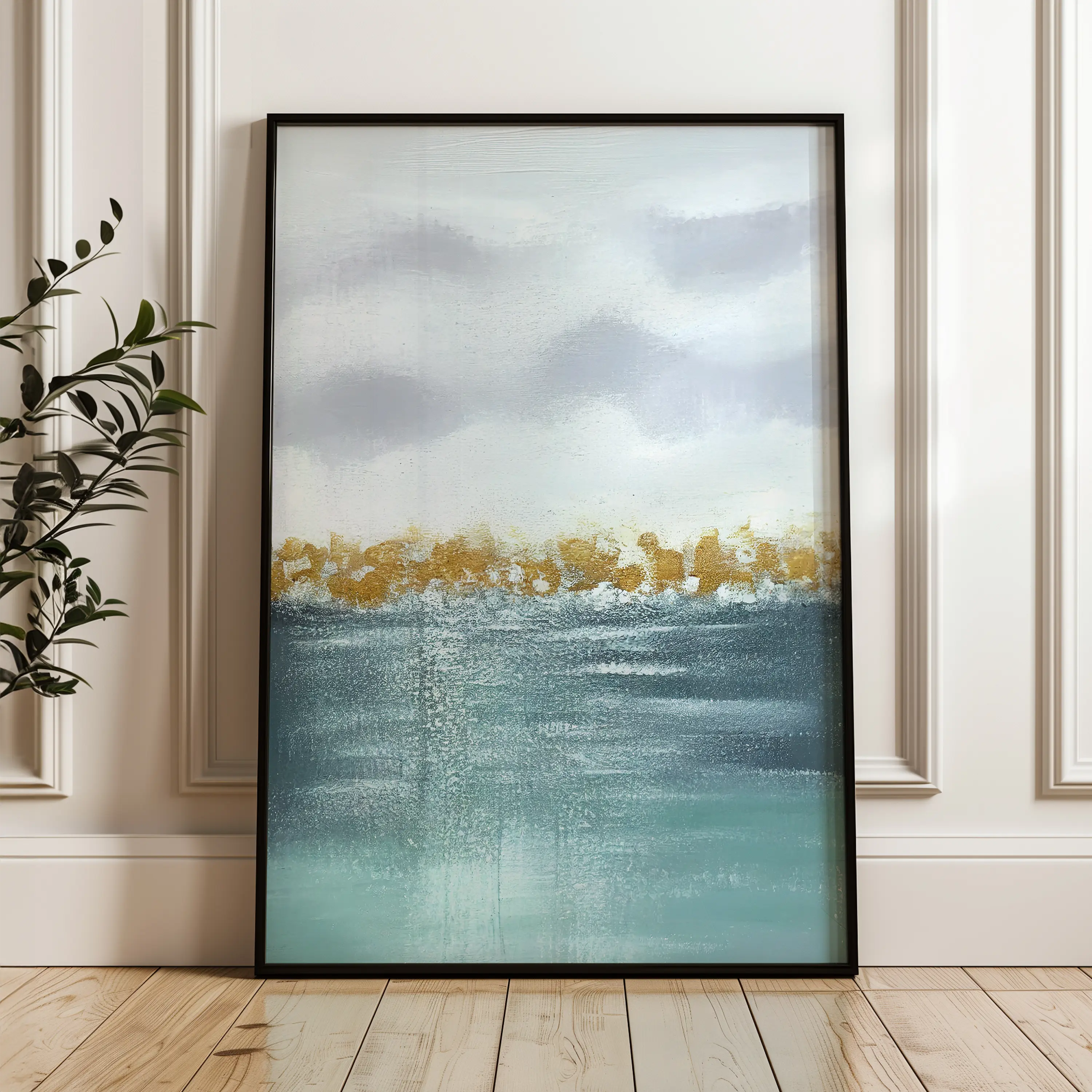 Abstract Canvas Wall Art WAD021-A 90 x 60 cm / Stretched on hidden frame