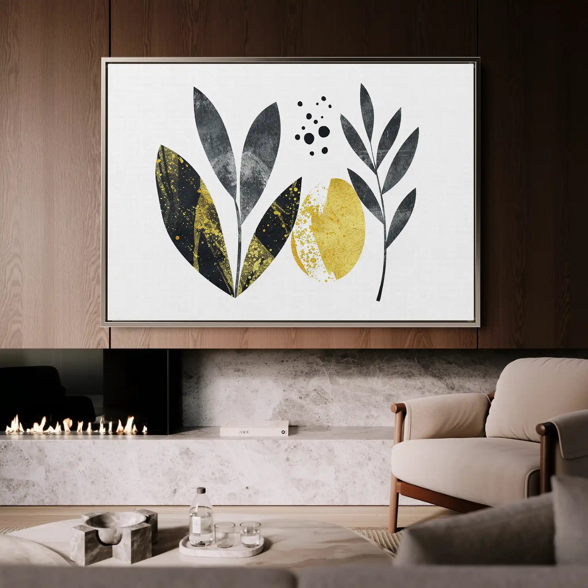Boho 021 Canvas Art 90 x 60 cm / Stretched on hidden frame