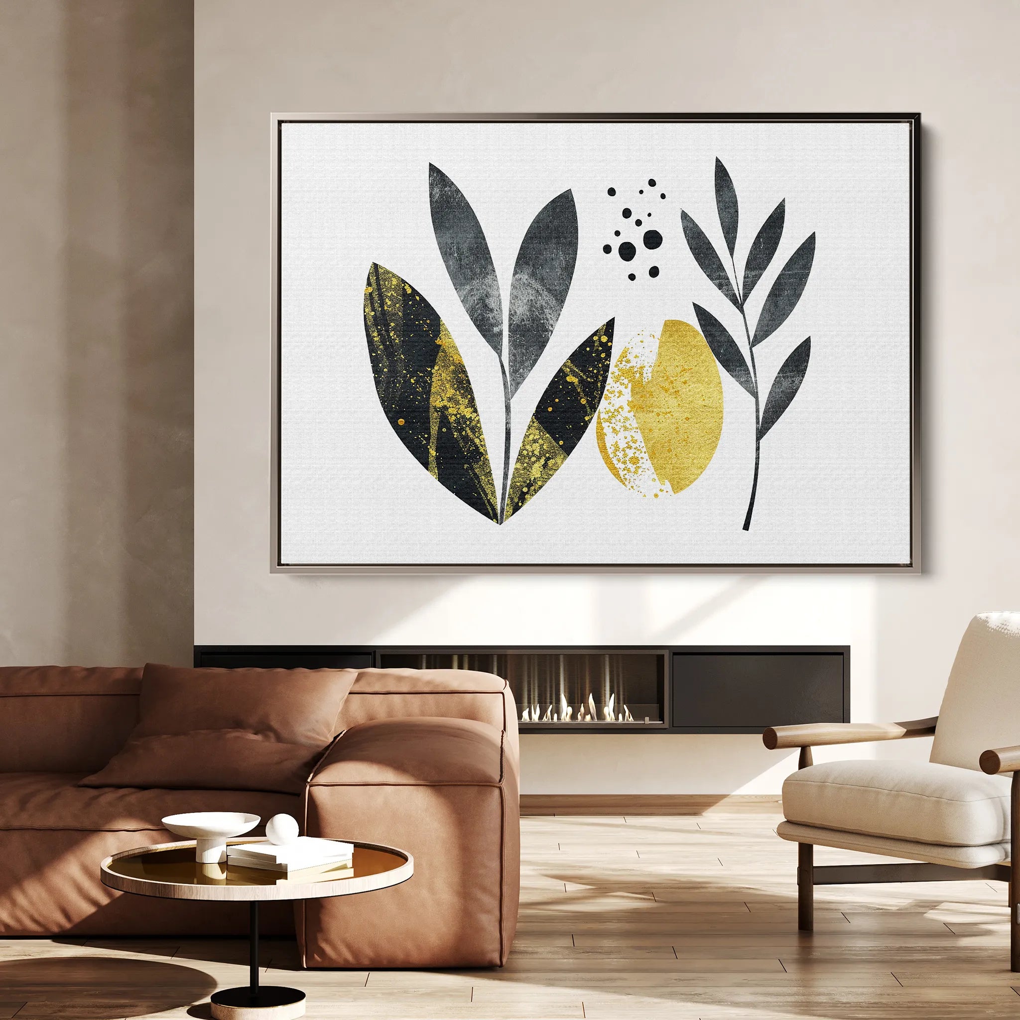 Boho Canvas Wall Art WAD021-BH 90 x 60 cm / Stretched on hidden frame
