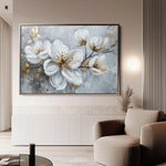 Floral Canvas Wall Art WAD021-F 90 x 60 cm / Stretched on hidden frame