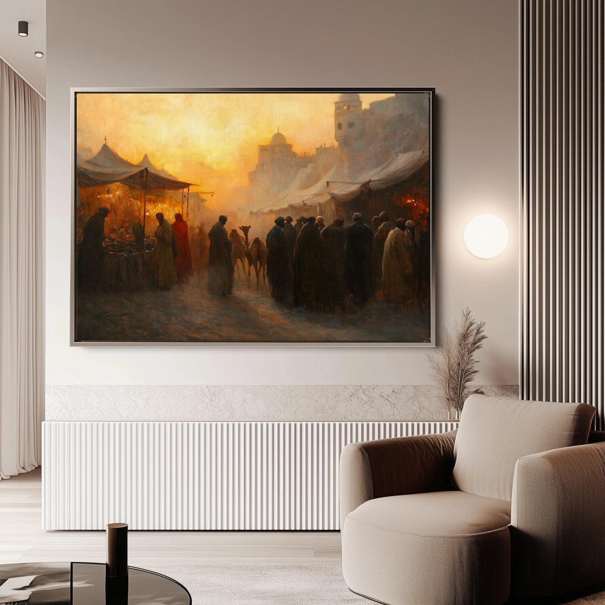 Orientalist Canvas Wall Art WAD021-OR 90 x 60 cm / Stretched on hidden frame