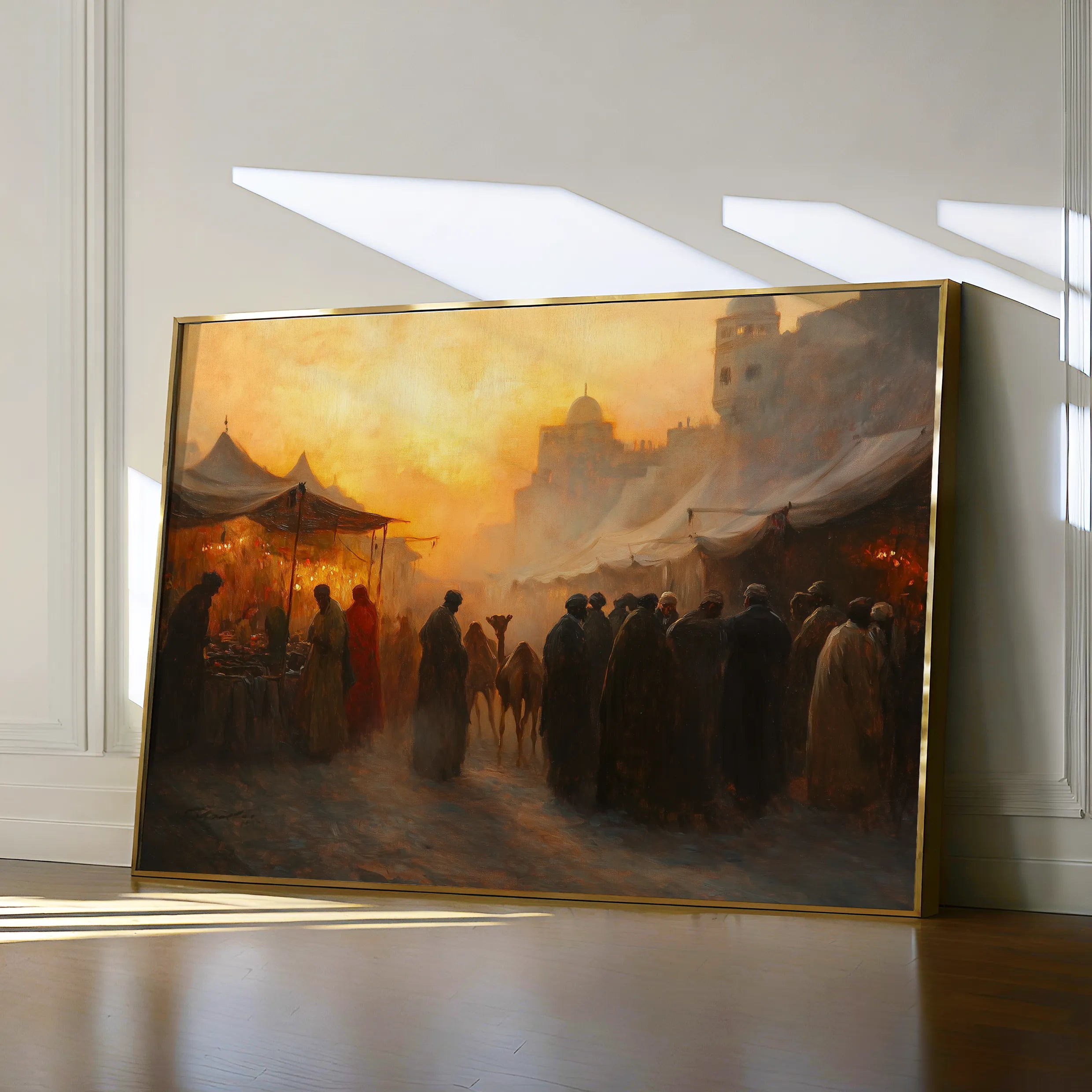 Orientalist Canvas Wall Art WAD021-OR 90 x 60 cm / Stretched on hidden frame