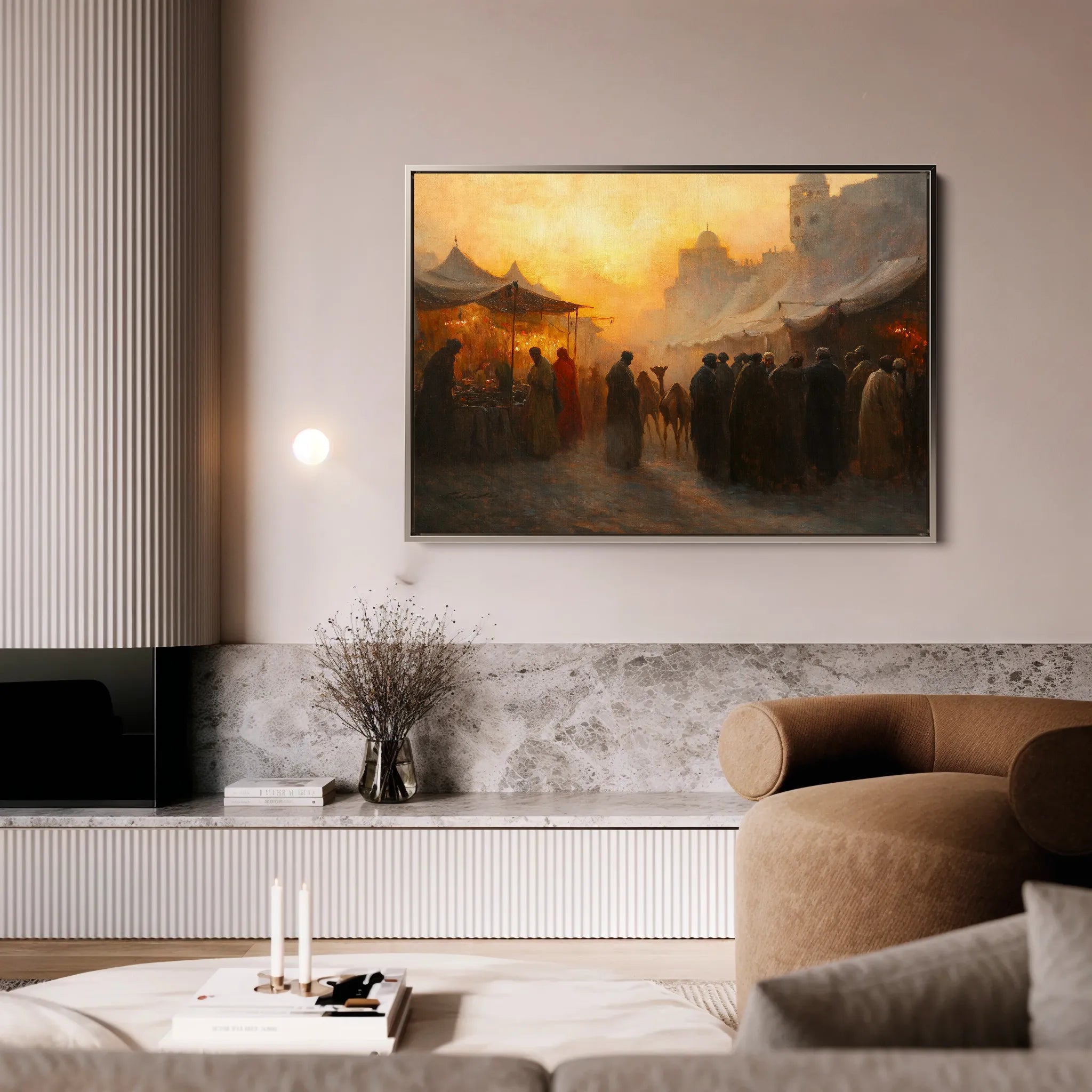 Orientalist Canvas Wall Art WAD021-OR 90 x 60 cm / Stretched on hidden frame