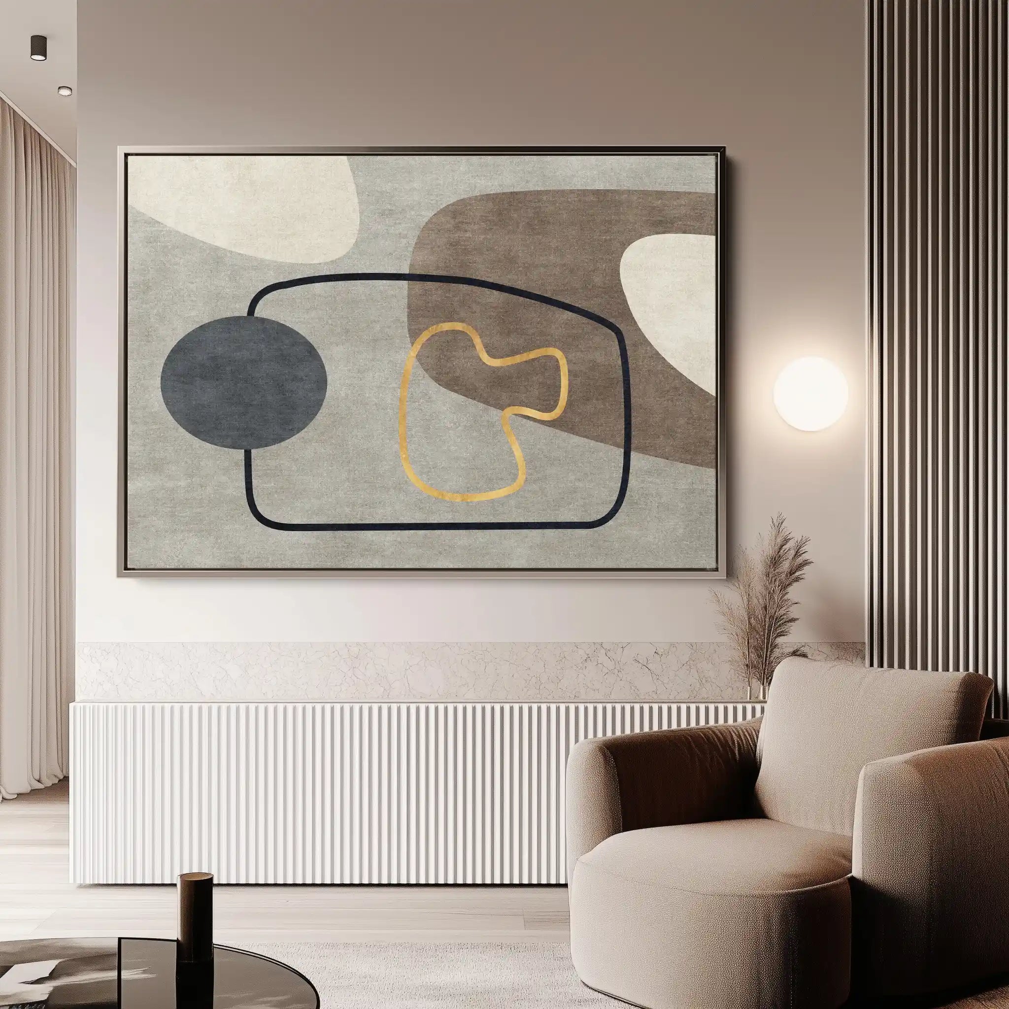 Boho 022 Canvas Art 90 x 60 cm / Stretched on hidden frame