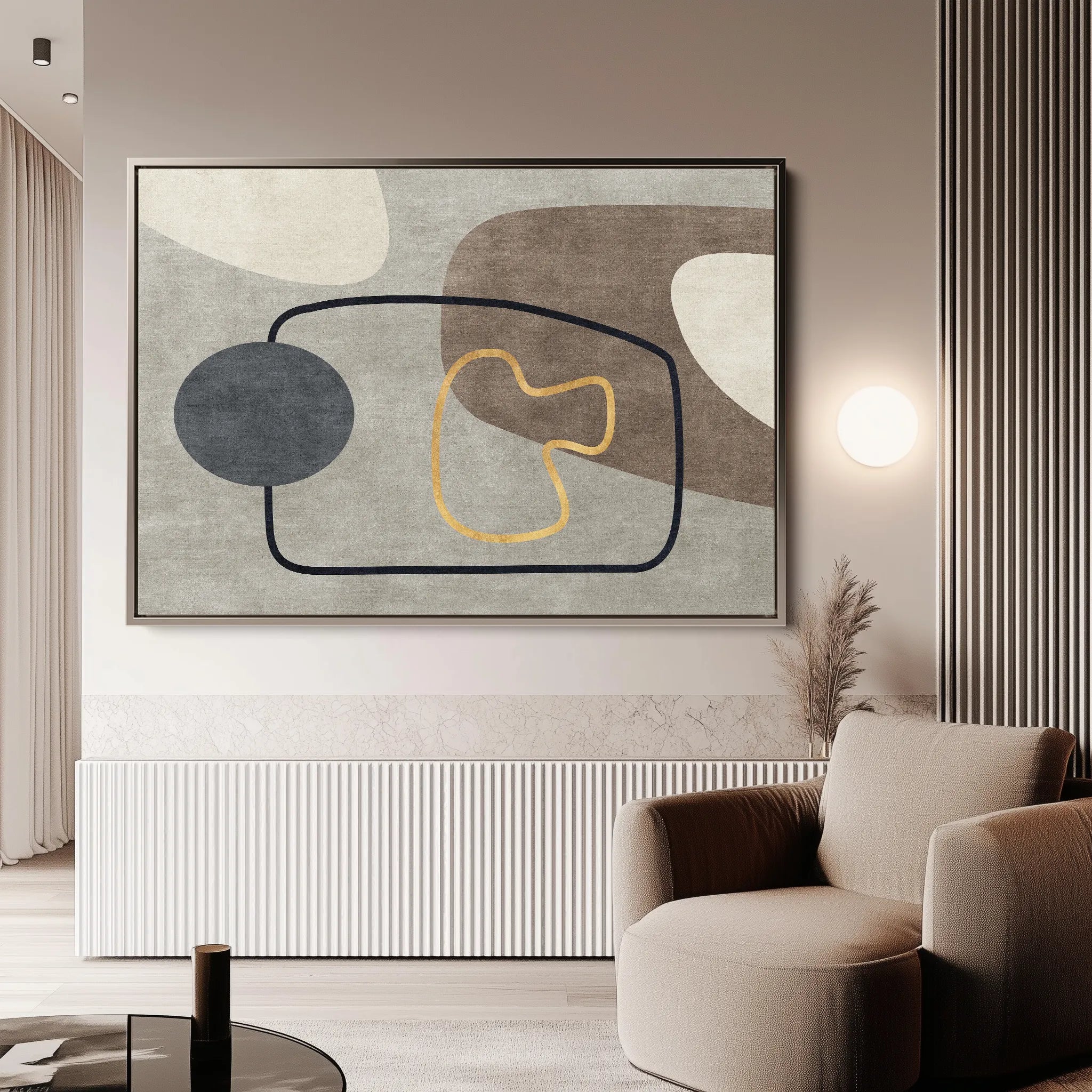 Boho Canvas Wall Art WAD022-BH 90 x 60 cm / Stretched on hidden frame