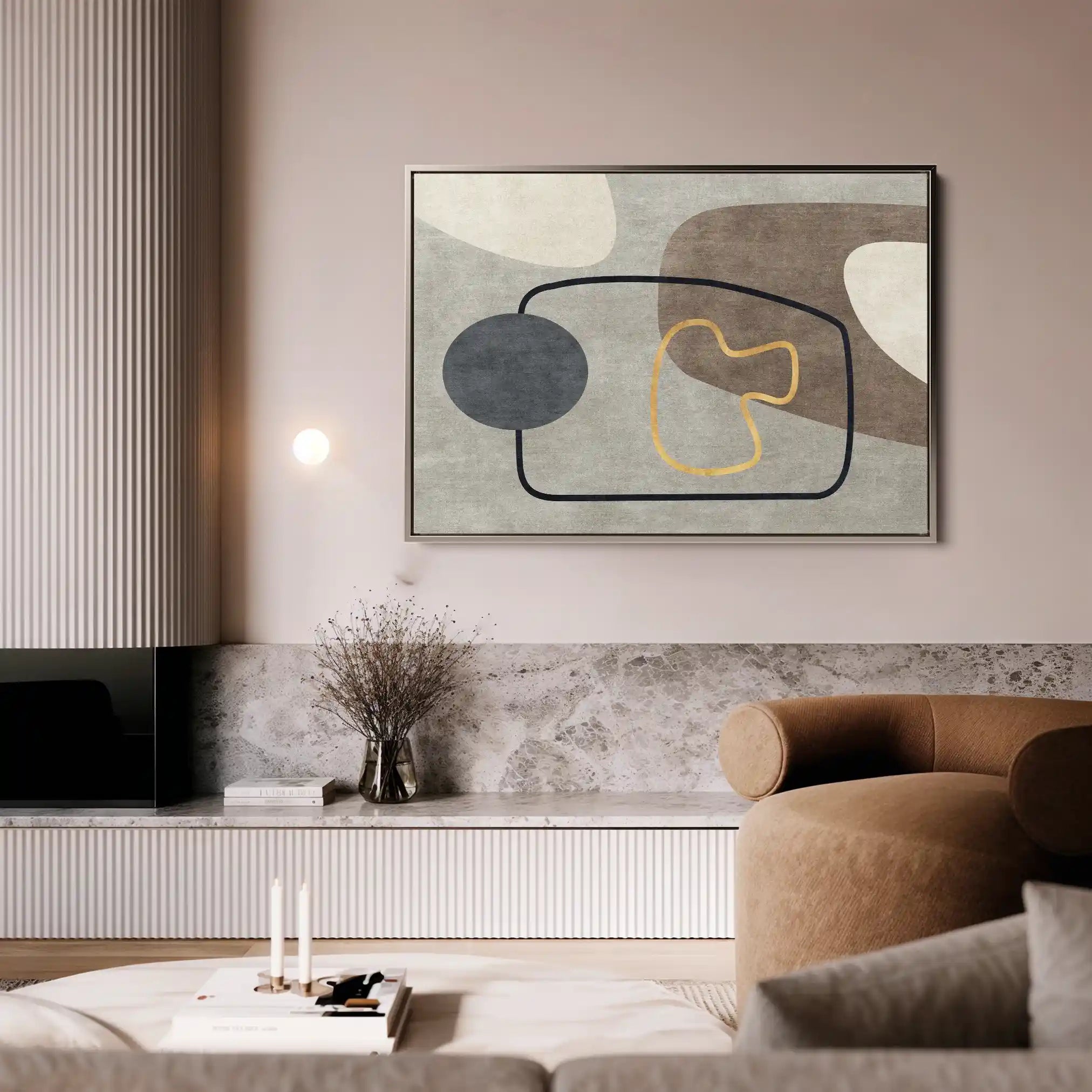 Boho 022 Canvas Art 90 x 60 cm / Stretched on hidden frame