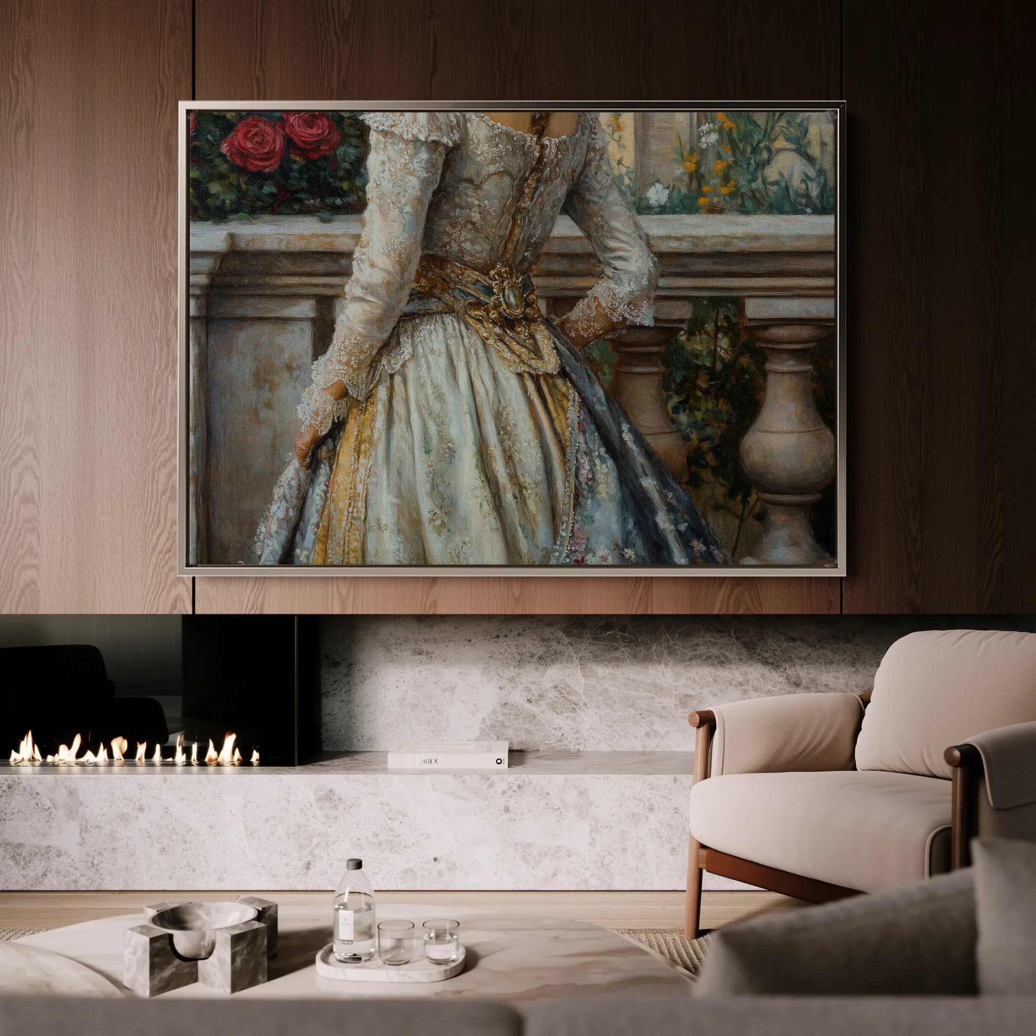 Classic Canvas Wall Art WAD022-CL 90 x 60 cm / Stretched on hidden frame