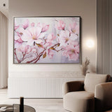 Floral Canvas Wall Art WAD022-F 90 x 60 cm / Stretched on hidden frame