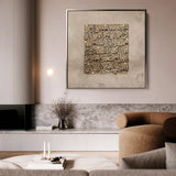 Islamic 022 Canvas Art 60 x 60 cm / Stretched on hidden frame