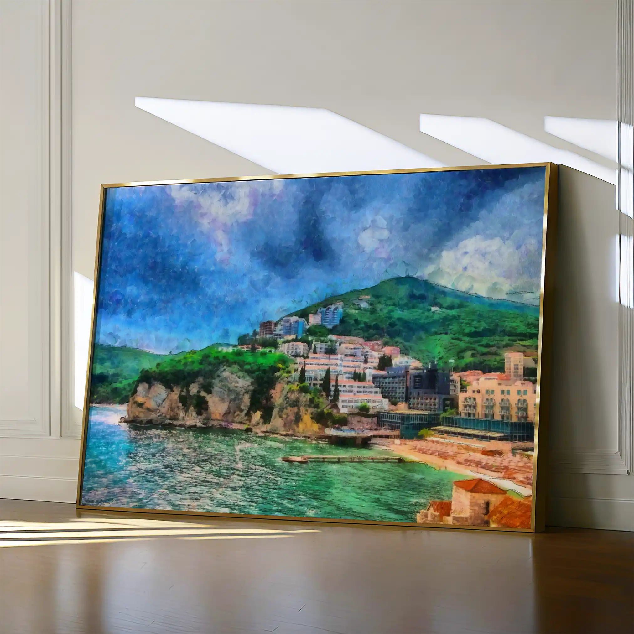 Landscape 022 Canvas Art 90 x 60 cm / Stretched on hidden frame