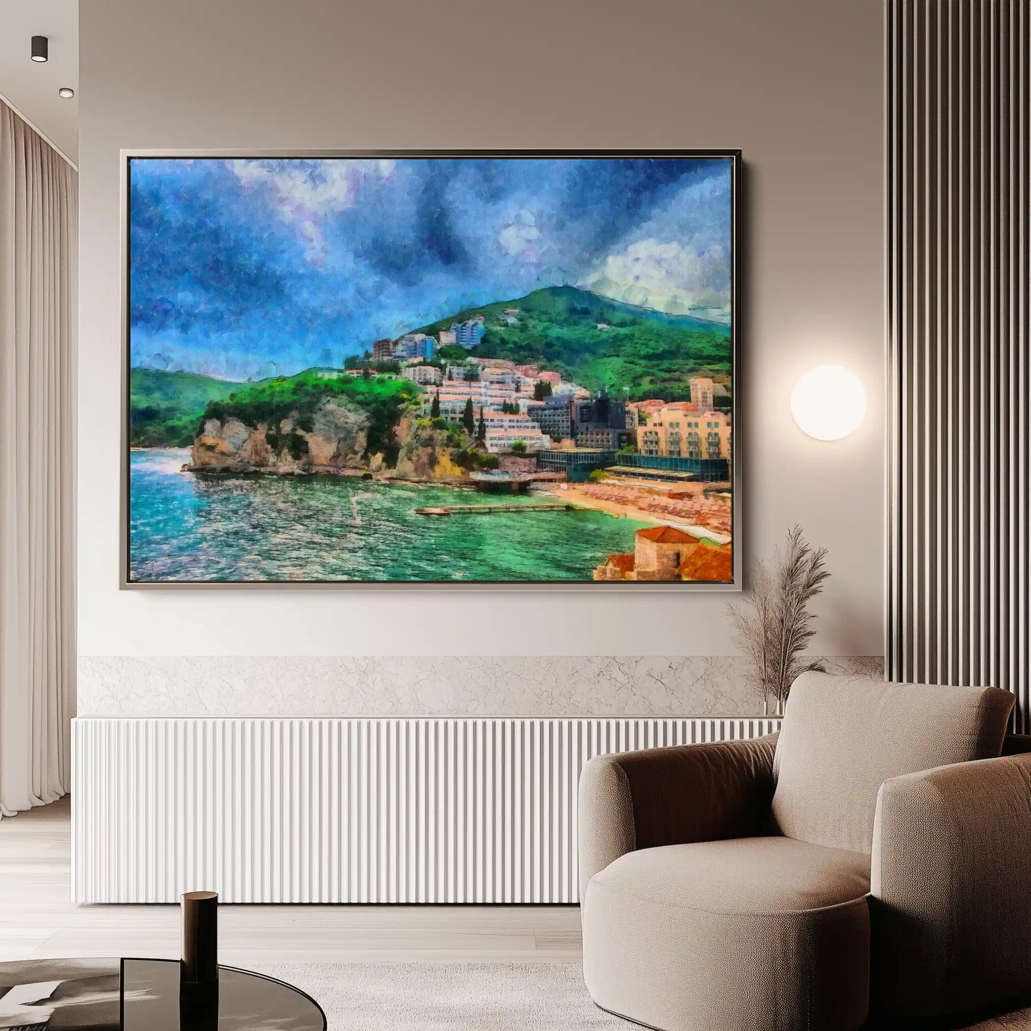 Landscape 022 Canvas Art 90 x 60 cm / Stretched on hidden frame
