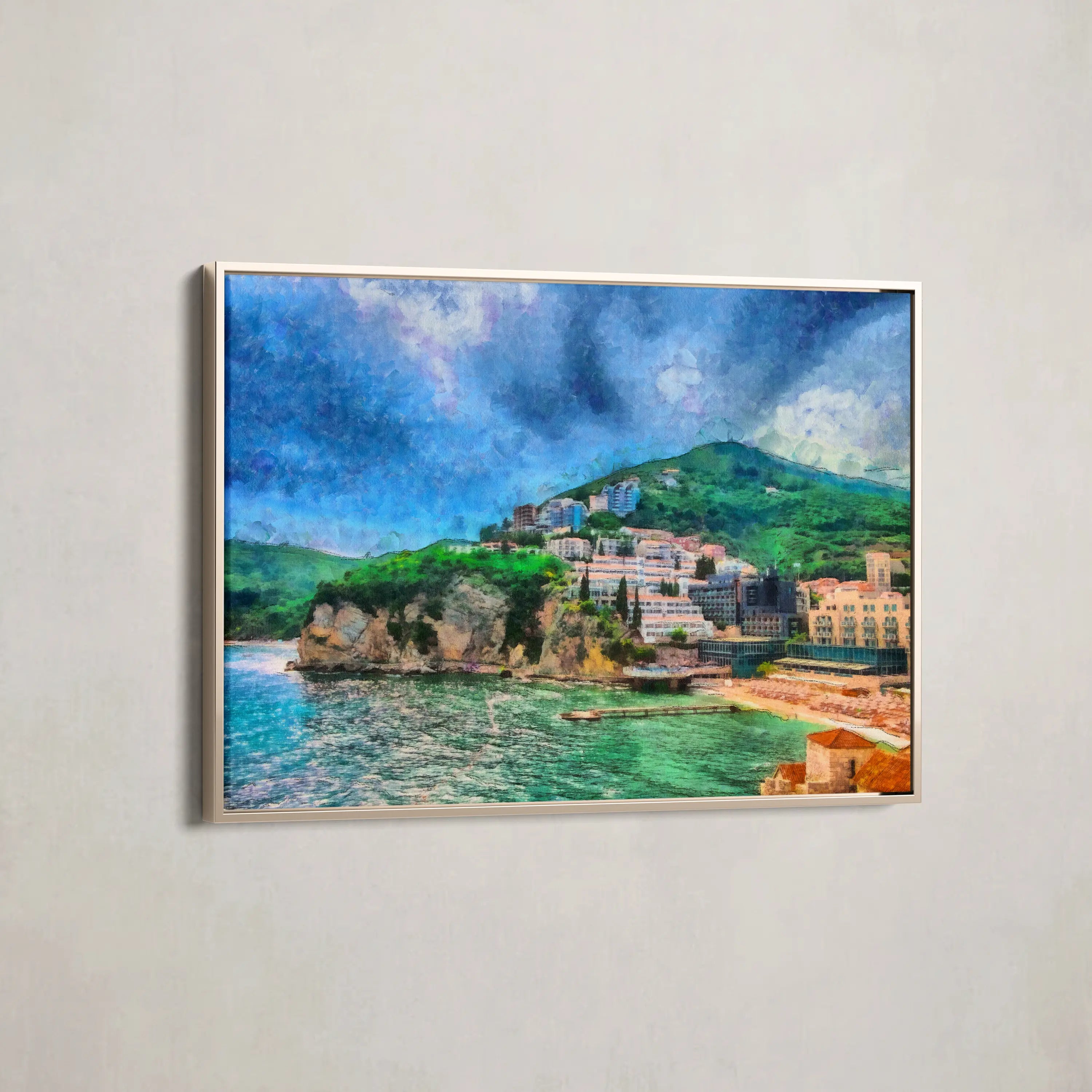 Landscape Canvas Wall Art WAD022-L 90 x 60 cm / Stretched on hidden frame