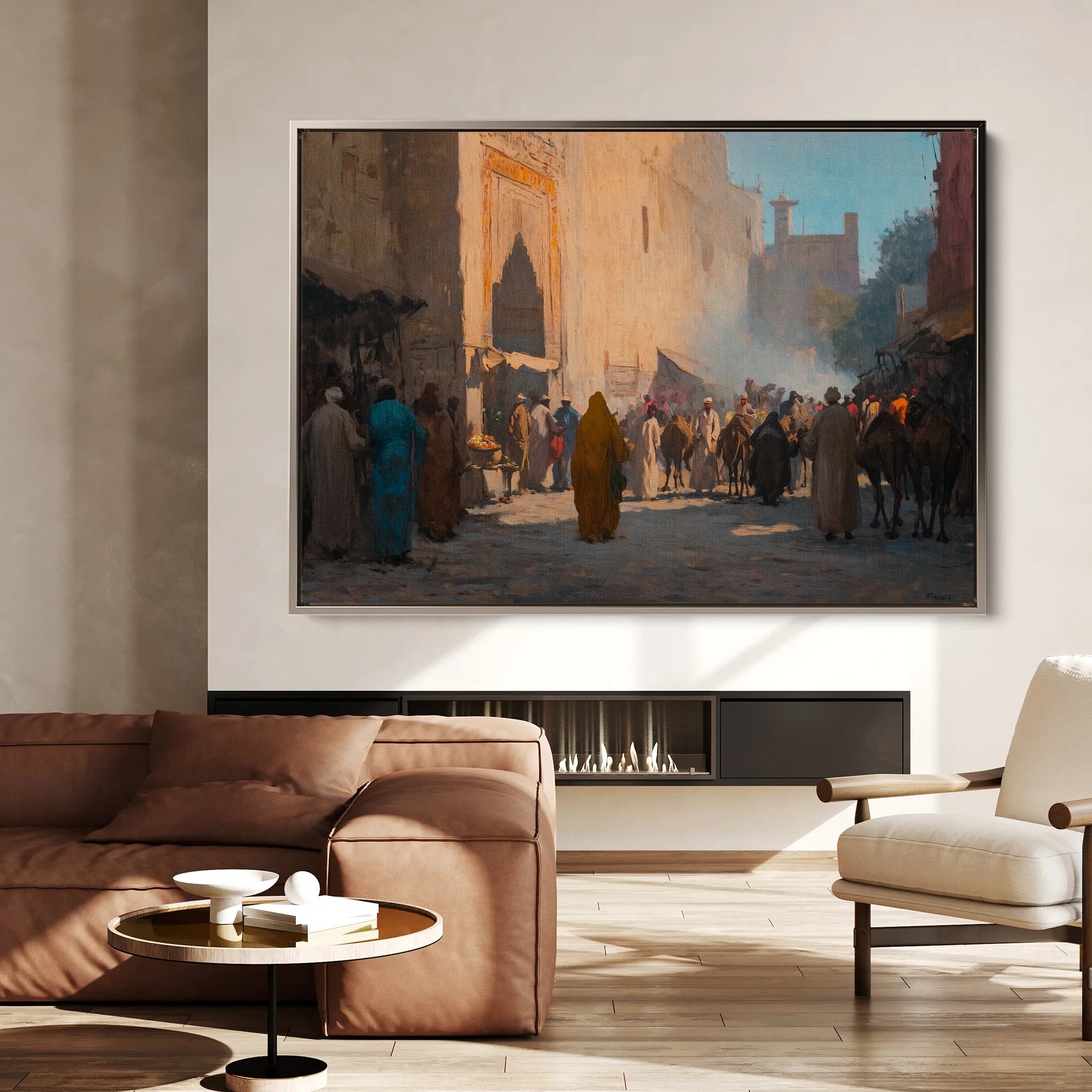 Orientalist Canvas Wall Art WAD022-OR 90 x 60 cm / Stretched on hidden frame