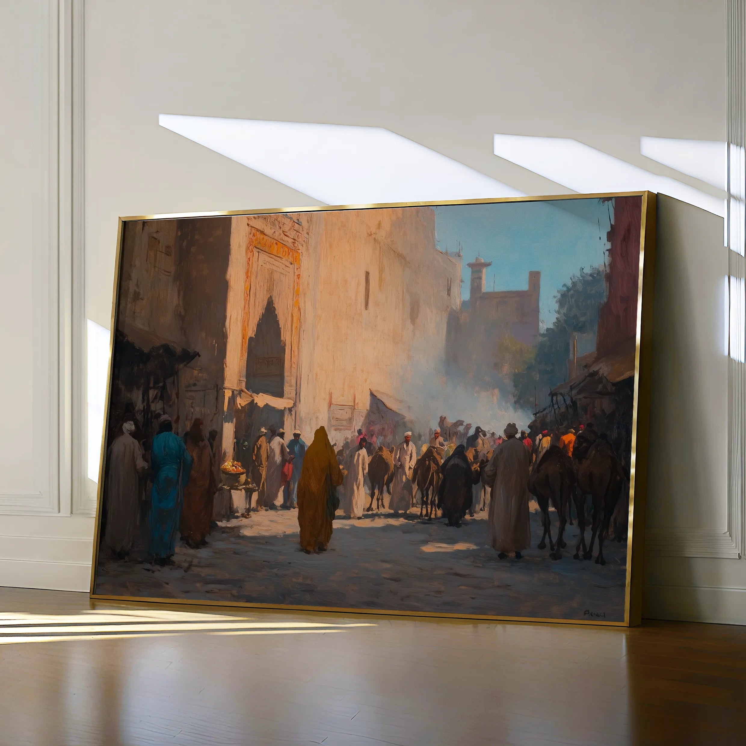 Orientalist Canvas Wall Art WAD022-OR 90 x 60 cm / Stretched on hidden frame