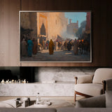 Orientalist 022 Canvas Art 90 x 60 cm / Stretched on hidden frame