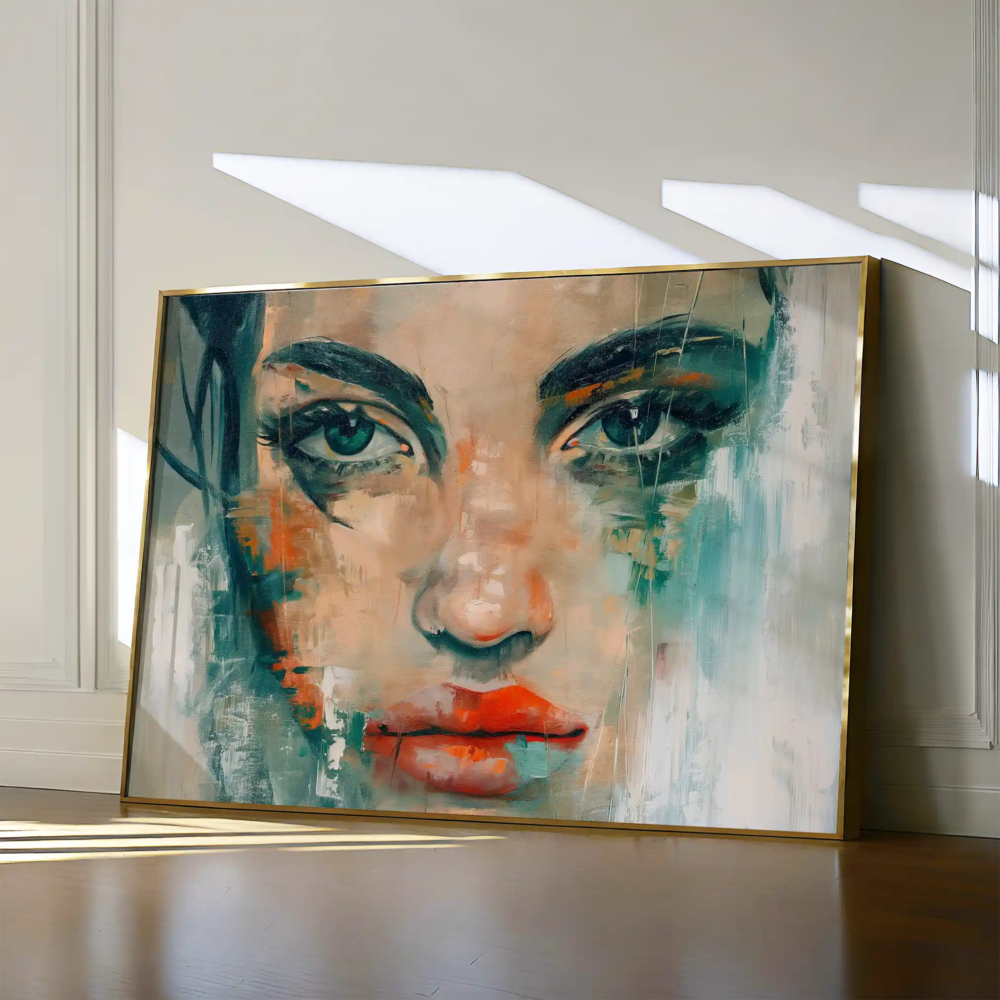 Portrait 022 Canvas Art 90 x 60 cm / Stretched on hidden frame