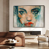 Portrait 022 Canvas Art 90 x 60 cm / Stretched on hidden frame