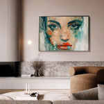 Portrait 022 Canvas Art 90 x 60 cm / Stretched on hidden frame