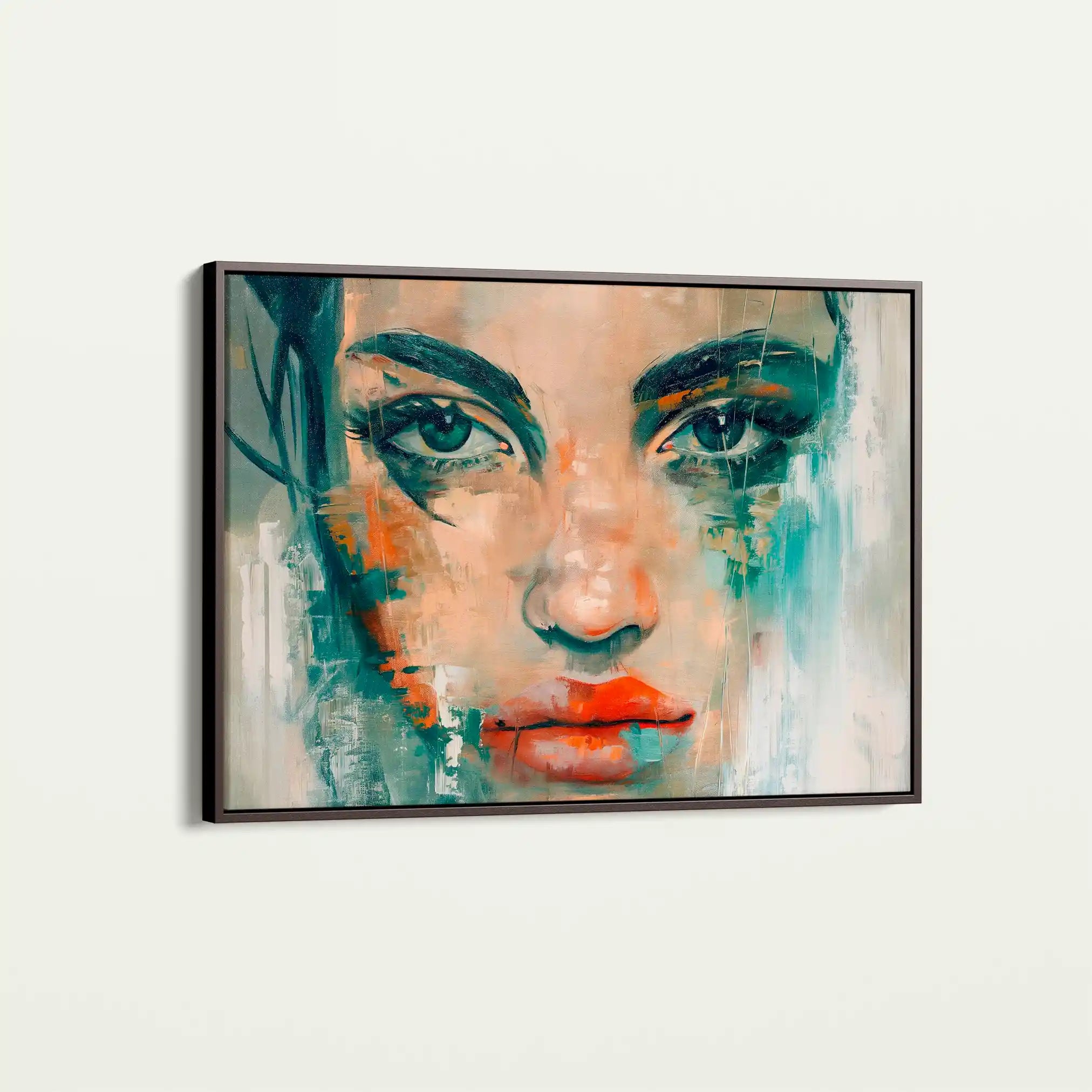 Portrait 022 Canvas Art 90 x 60 cm / Stretched on hidden frame