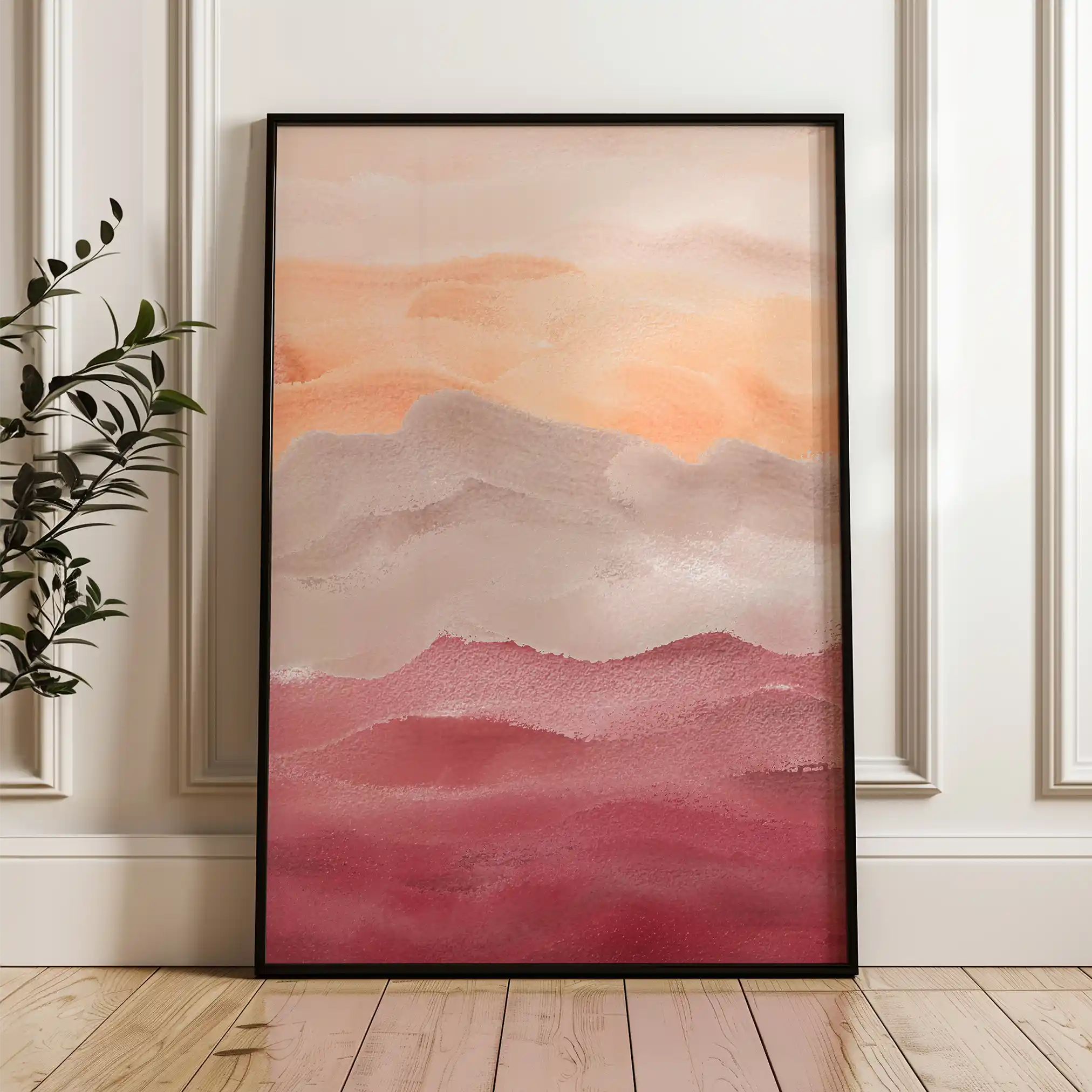Abstract Canvas Wall Art WAD023-A 90 x 60 cm / Stretched on hidden frame