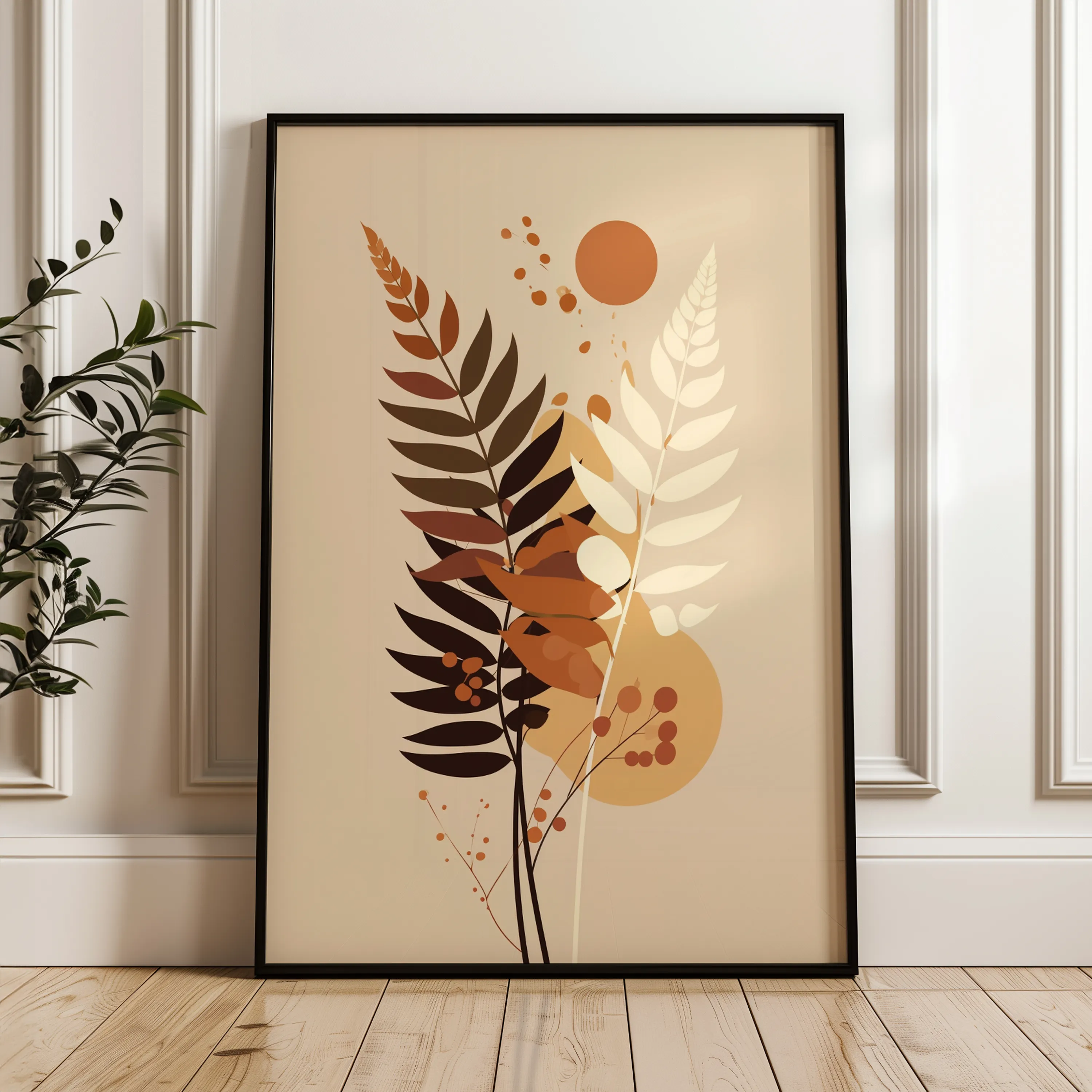 Boho Canvas Wall Art WAD023-BH 90 x 60 cm / Stretched on hidden frame