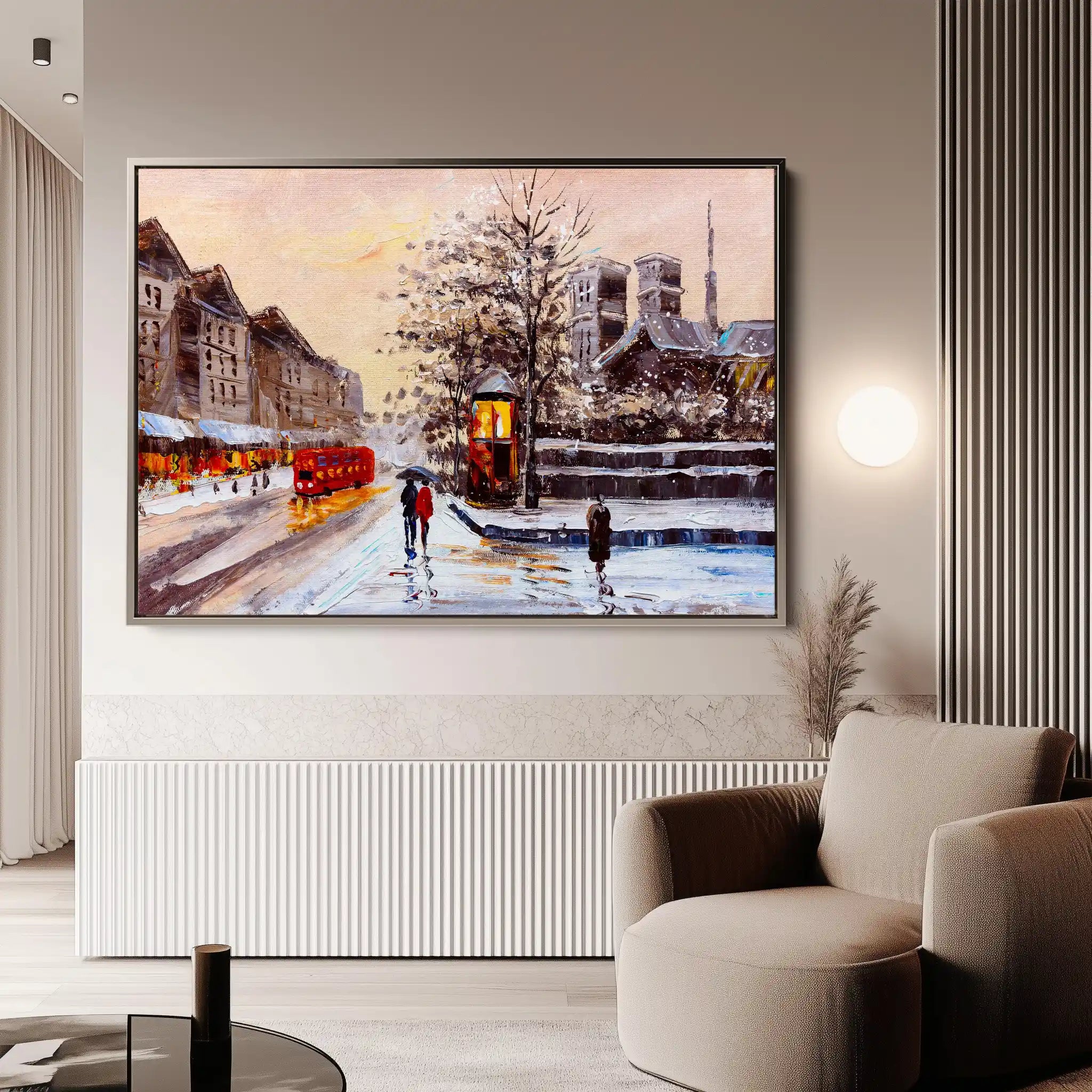 Landscape 023 Canvas Art 90 x 60 cm / Stretched on hidden frame