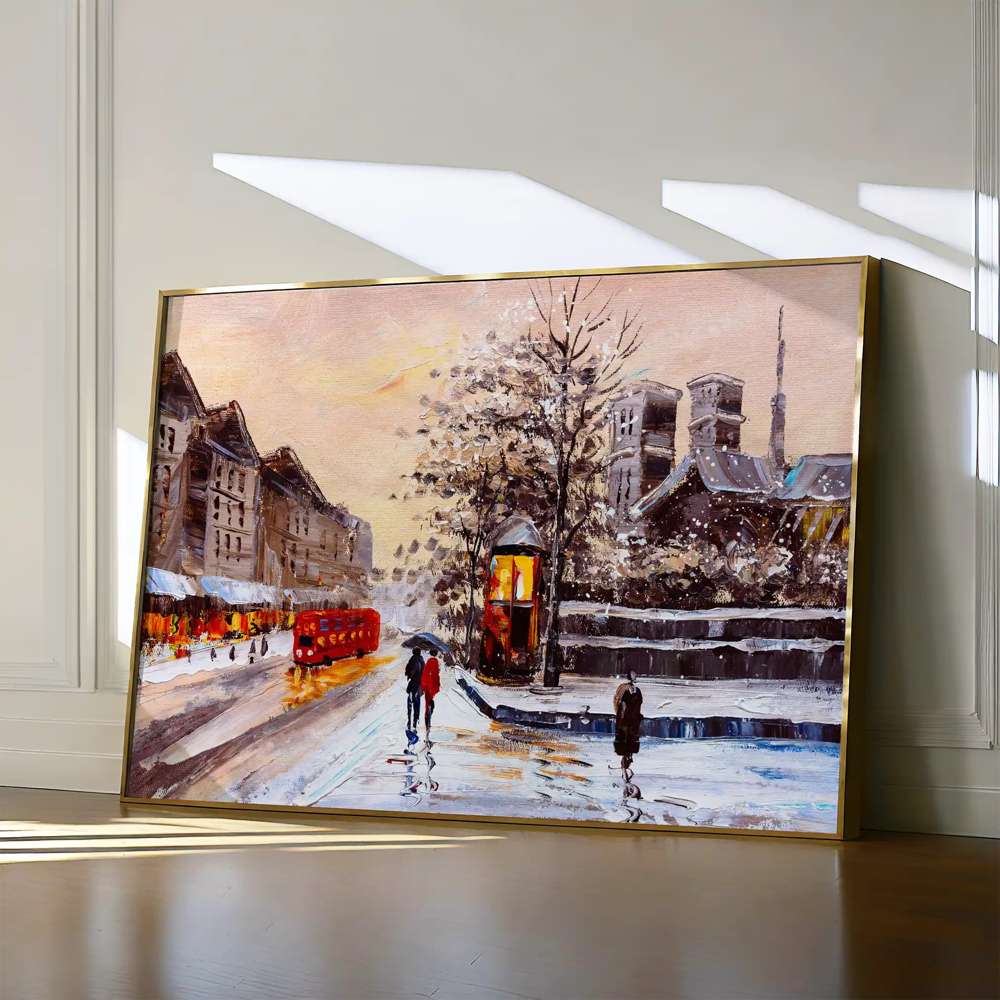 Landscape 023 Canvas Art 90 x 60 cm / Stretched on hidden frame