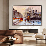 Landscape 023 Canvas Art 90 x 60 cm / Stretched on hidden frame