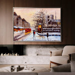 Landscape 023 Canvas Art 90 x 60 cm / Stretched on hidden frame