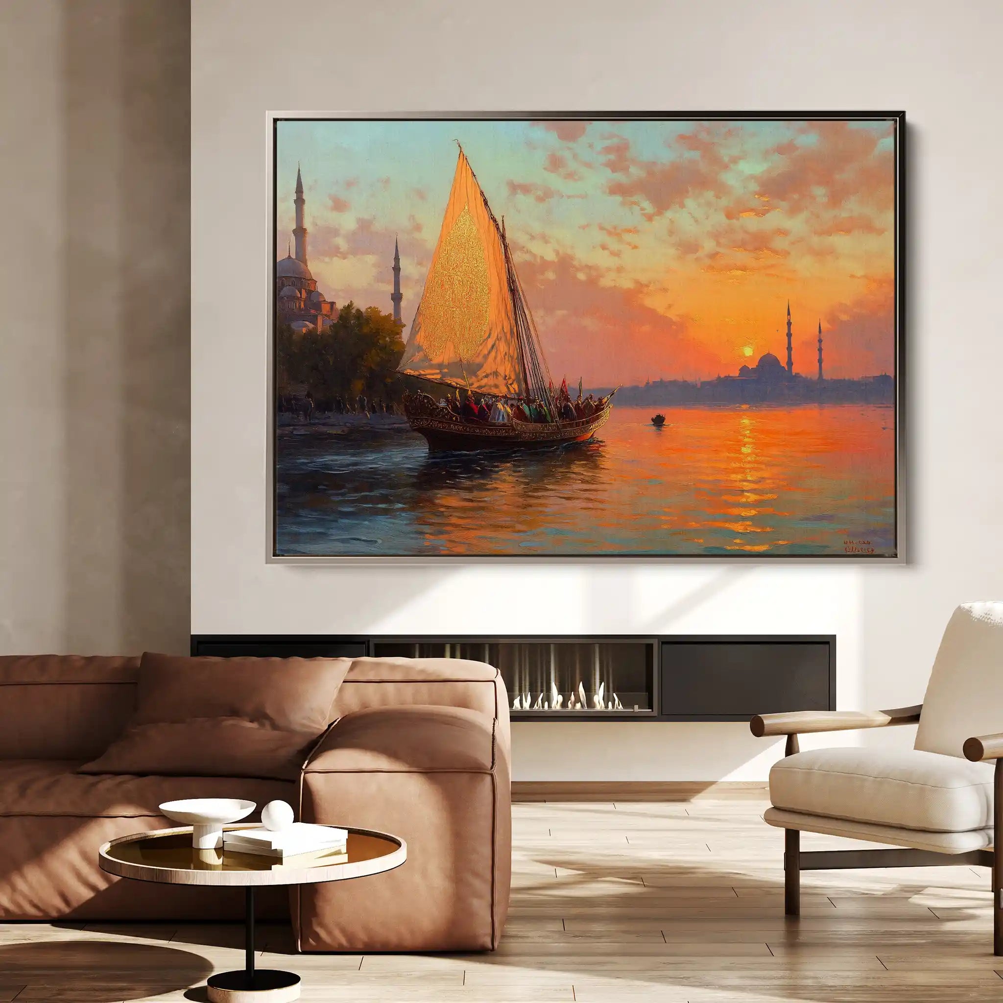 Orientalist 023 Canvas Art 90 x 60 cm / Stretched on hidden frame