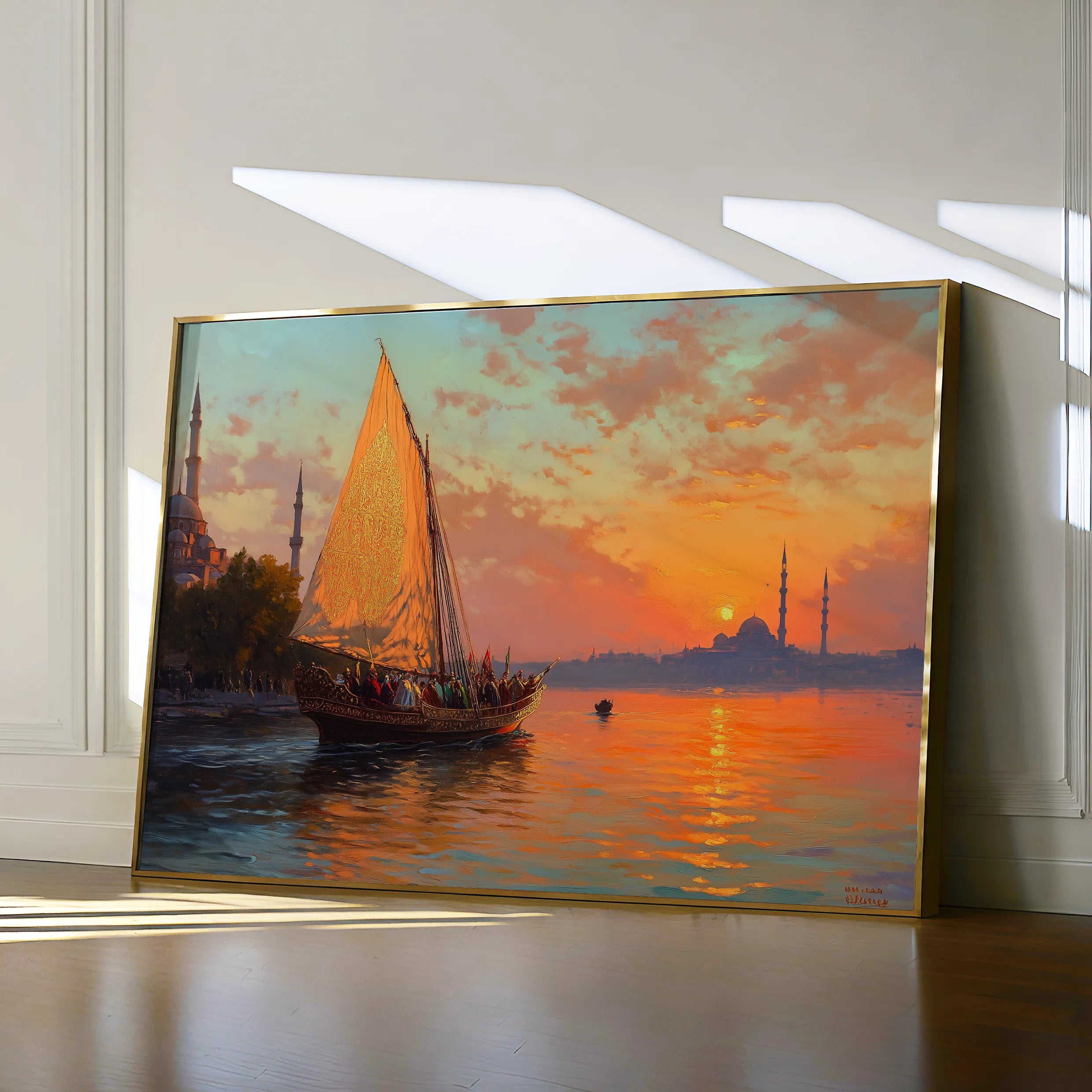 Orientalist Canvas Wall Art WAD023-OR 90 x 60 cm / Stretched on hidden frame