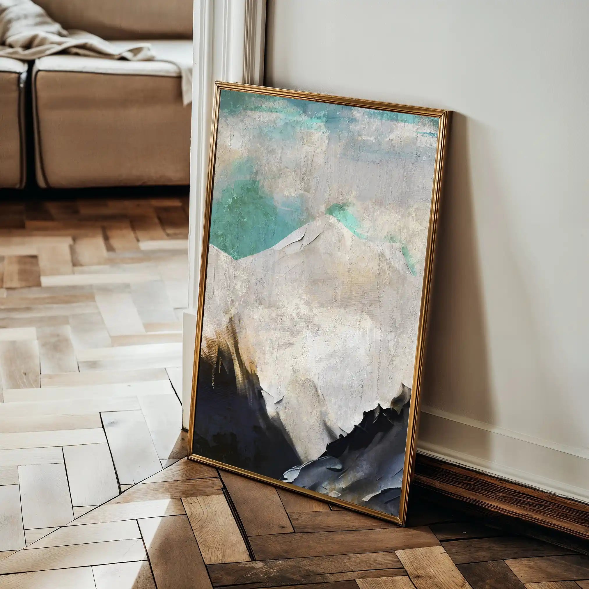 Abstract Canvas Wall Art WAD024-A 90 x 60 cm / Stretched on hidden frame