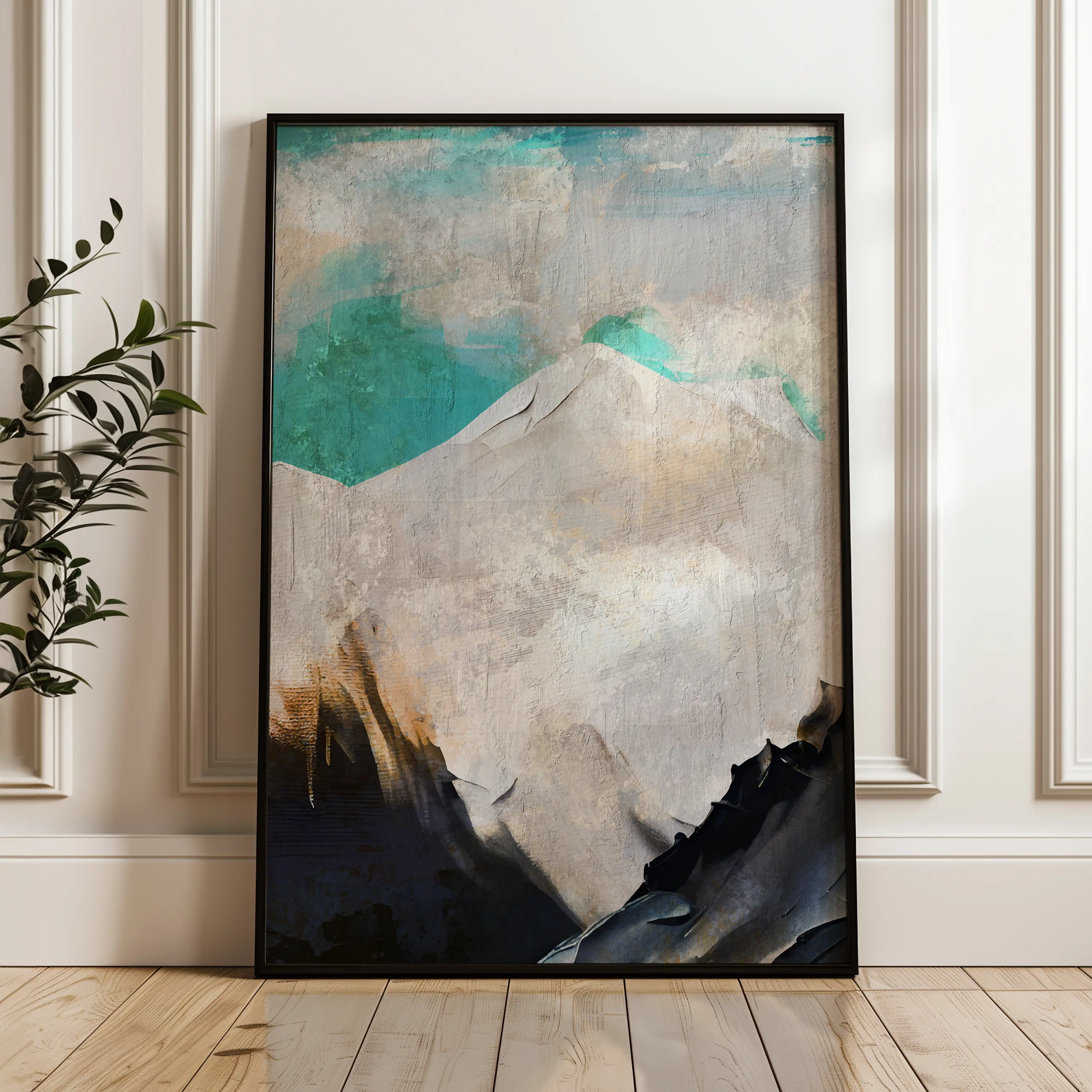 Abstract Canvas Wall Art WAD024-A 90 x 60 cm / Stretched on hidden frame