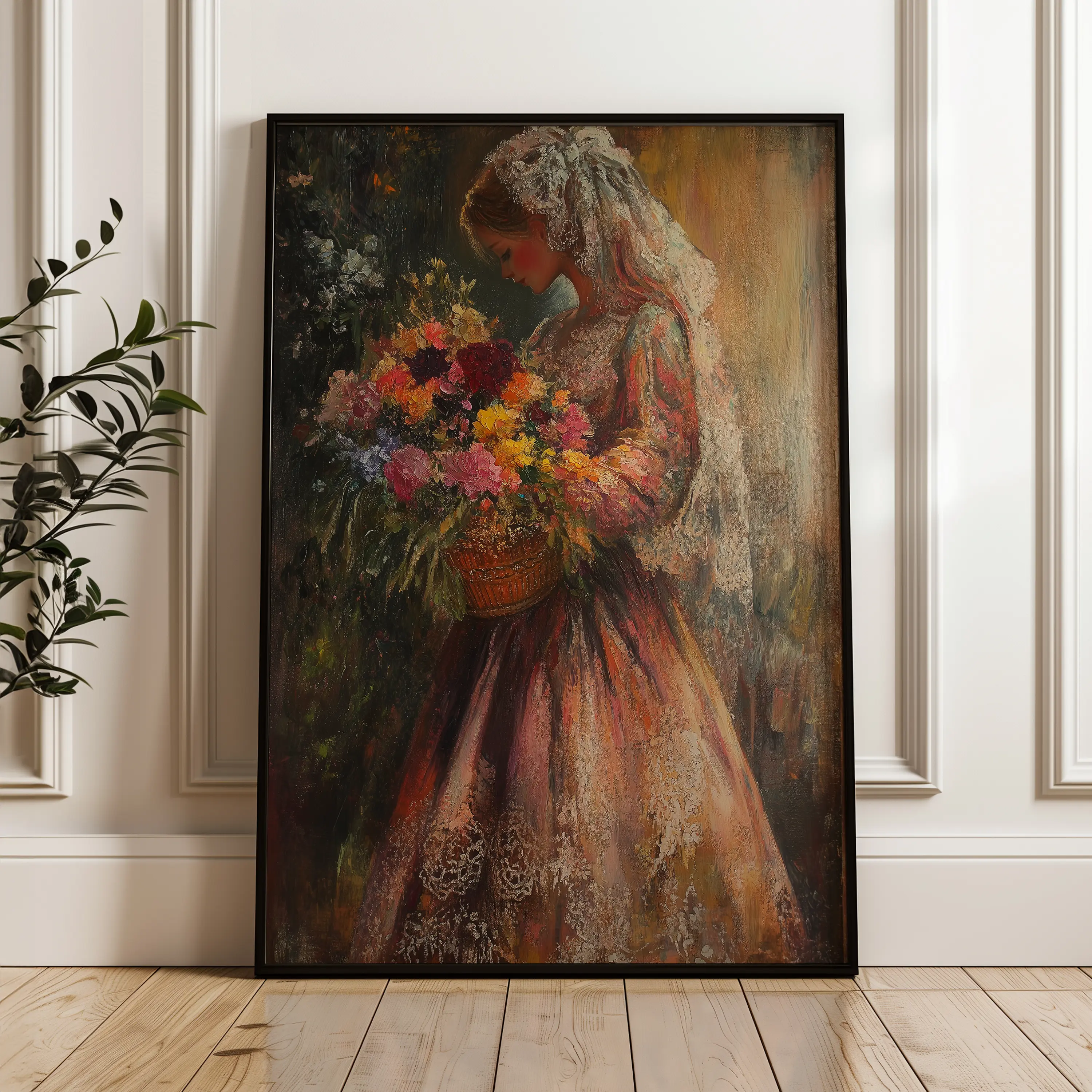 Classic Canvas Wall Art WAD024-CL 90 x 60 cm / Stretched on hidden frame