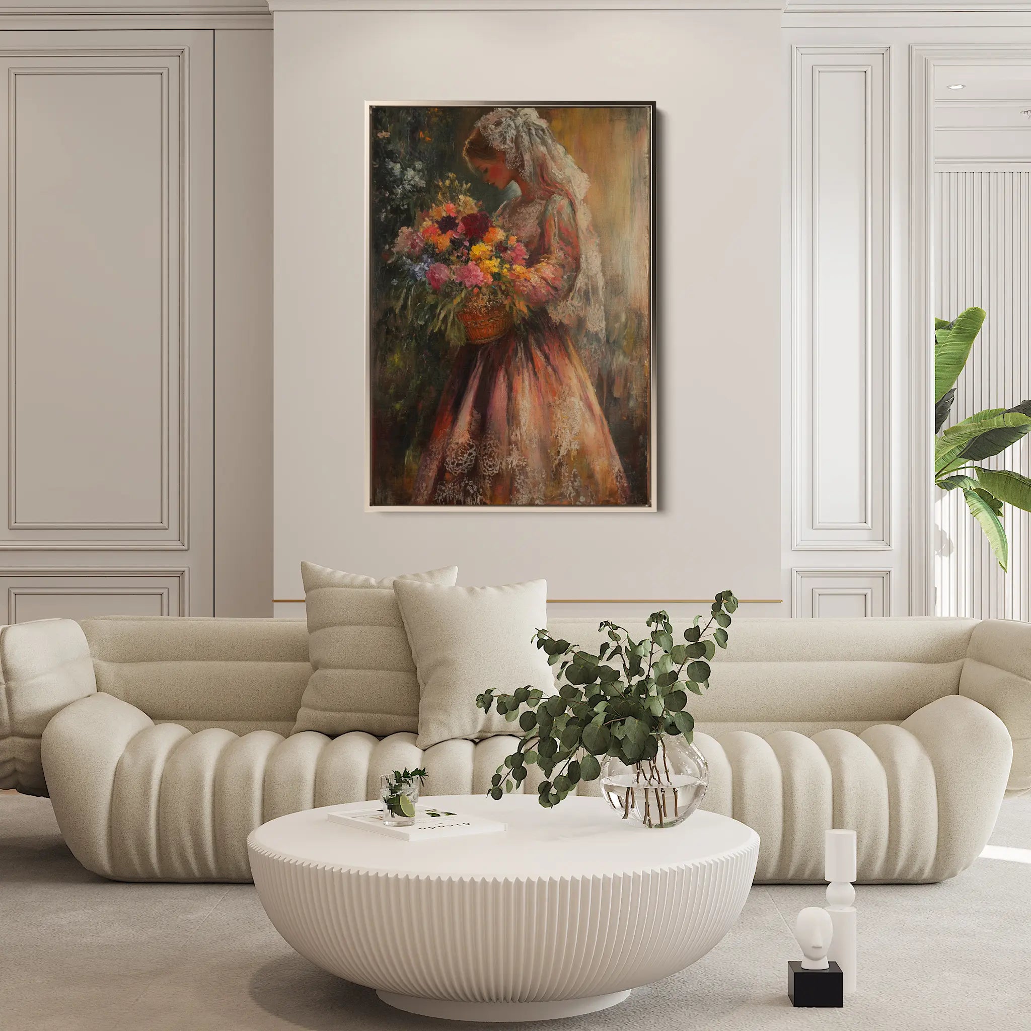 Classic Canvas Wall Art WAD024-CL 90 x 60 cm / Stretched on hidden frame