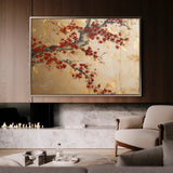 Floral Canvas Wall Art WAD024-F 90 x 60 cm / Stretched on hidden frame