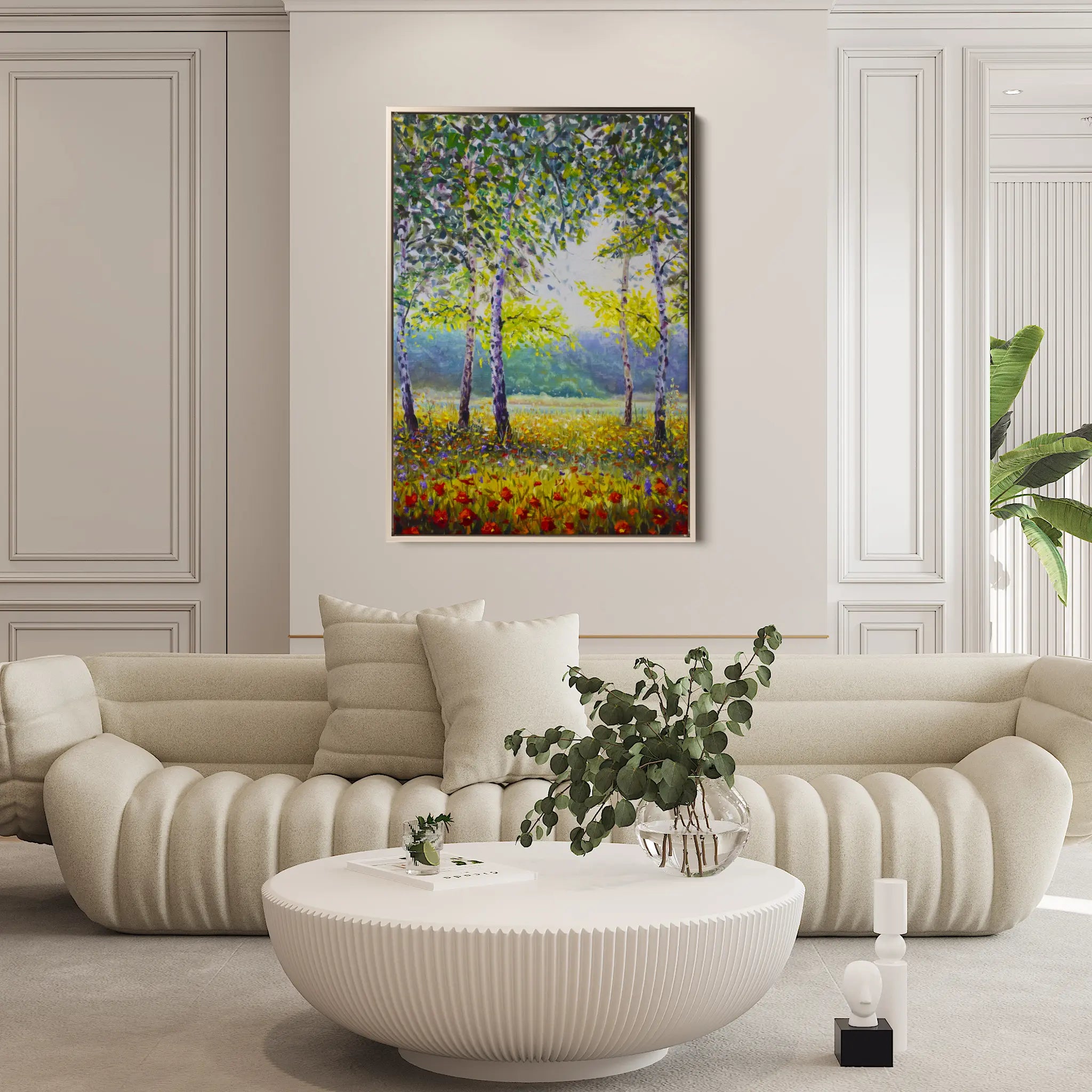 Landscape Canvas Wall Art WAD024-L 90 x 60 cm / Stretched on hidden frame