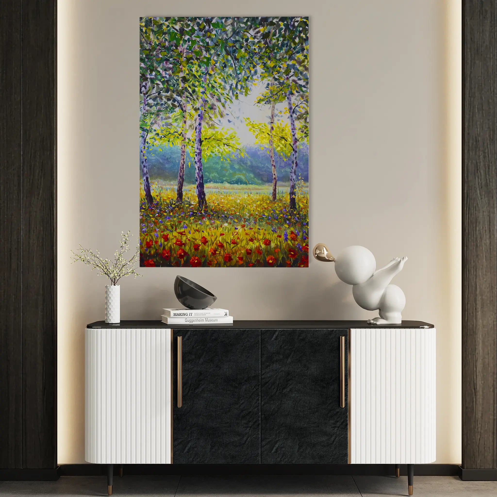 Landscape Canvas Wall Art WAD024-L 90 x 60 cm / Stretched on hidden frame