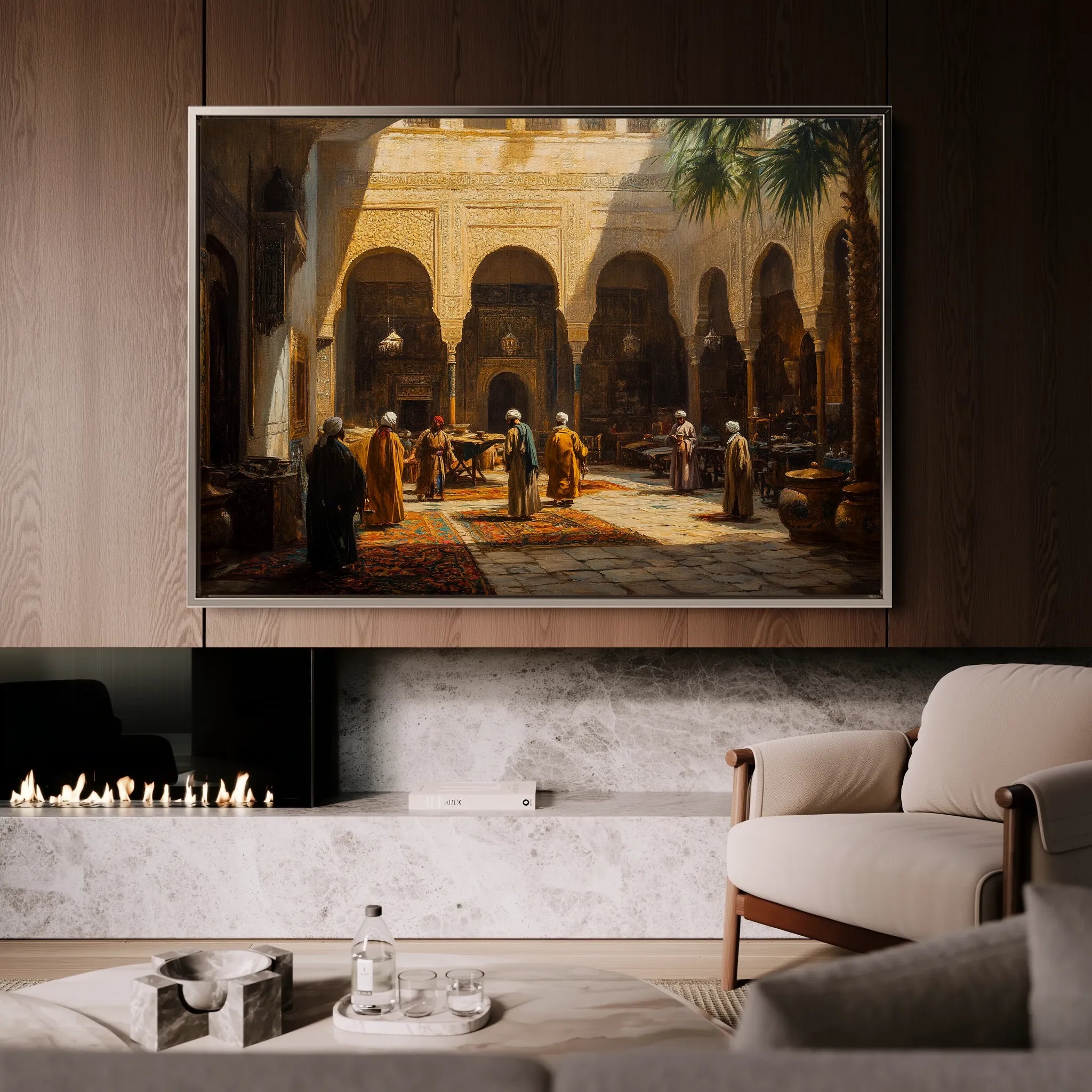 Orientalist Canvas Wall Art WAD024-OR 90 x 60 cm / Stretched on hidden frame