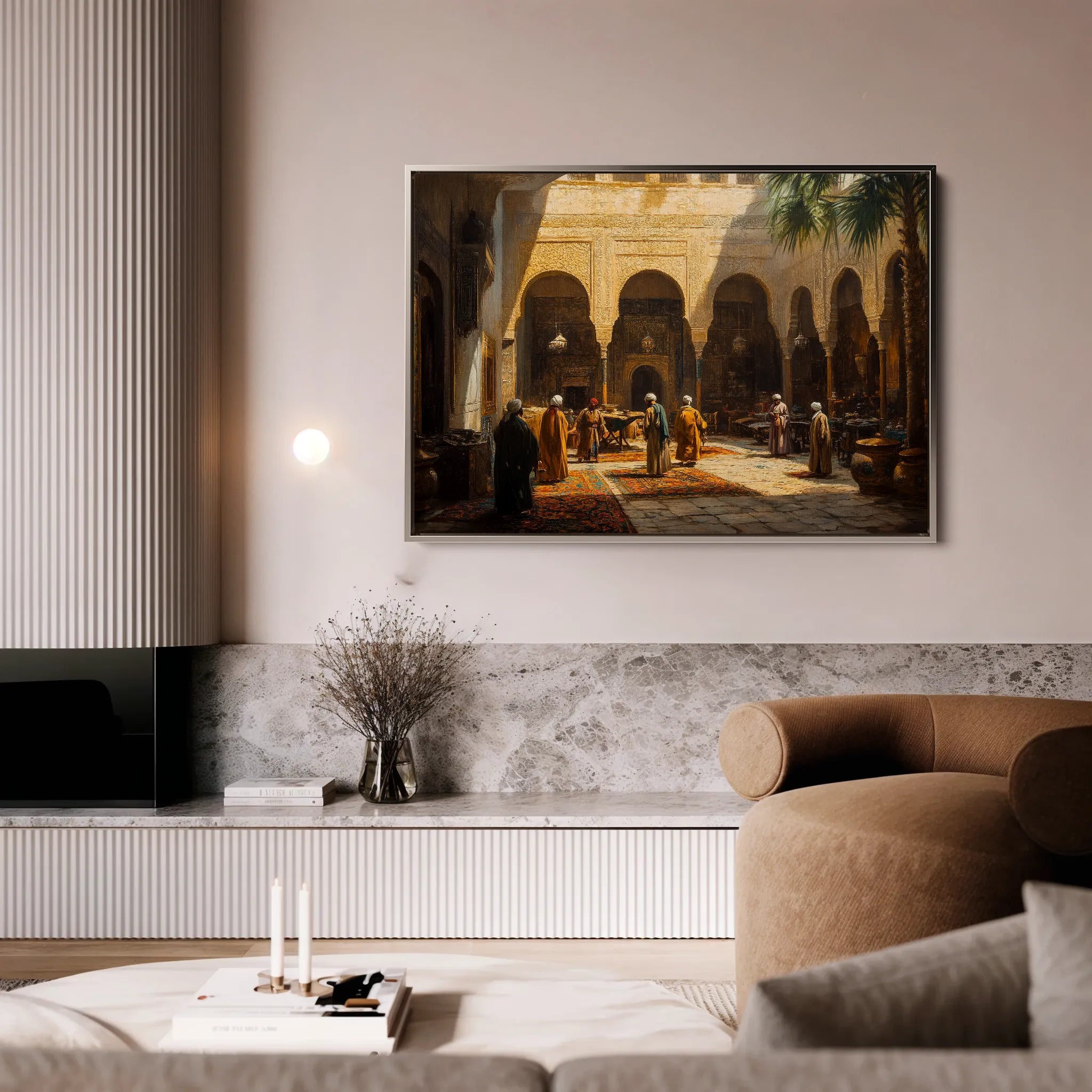 Orientalist Canvas Wall Art WAD024-OR 90 x 60 cm / Stretched on hidden frame