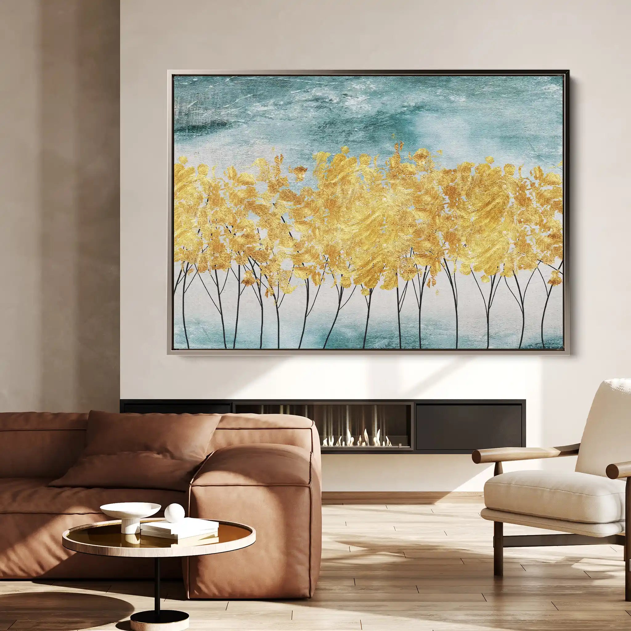 Abstract 025 Canvas Art 60 x 40 cm / Stretched on hidden frame
