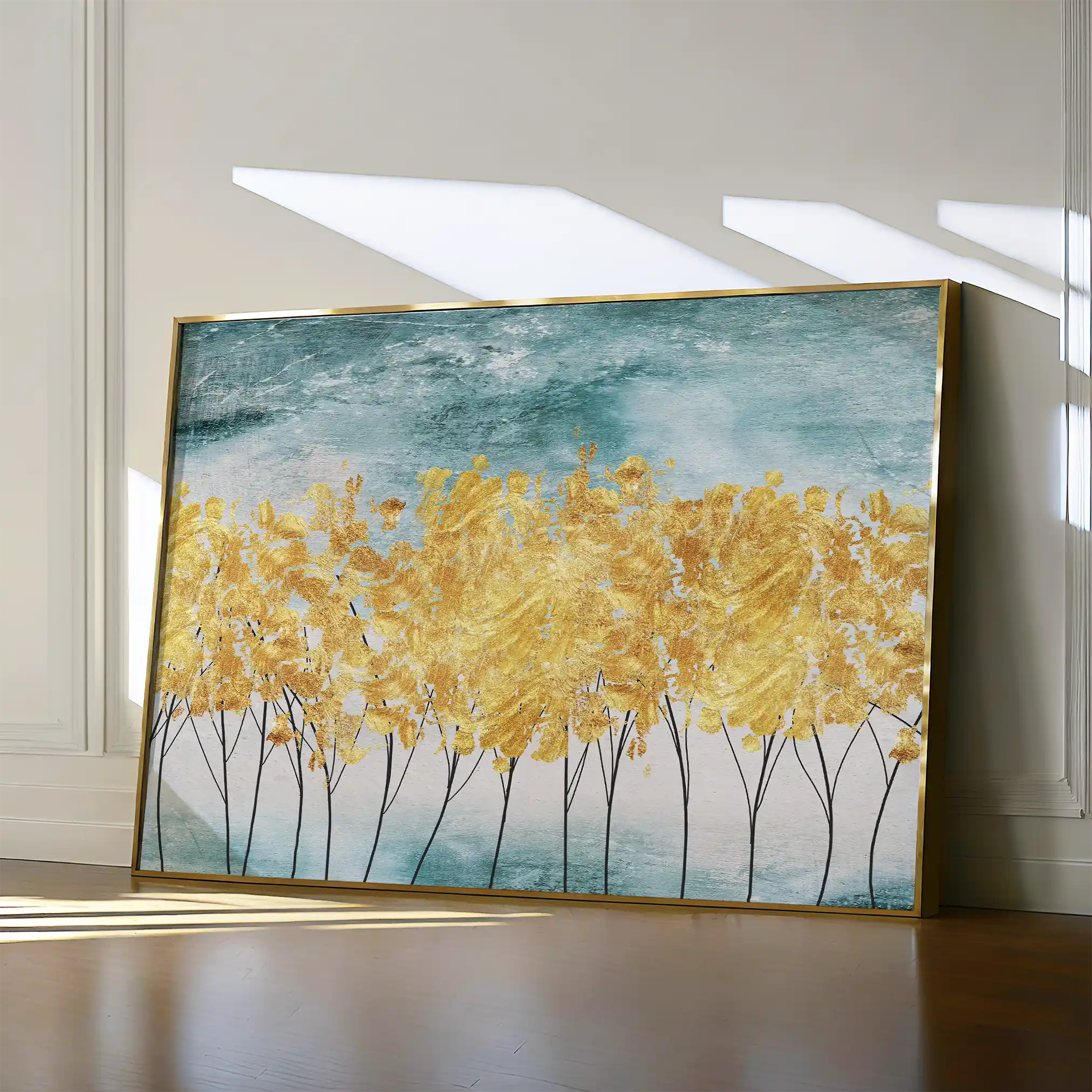 Abstract Canvas Wall Art WAD025-A 90 x 60 cm / Stretched on hidden frame