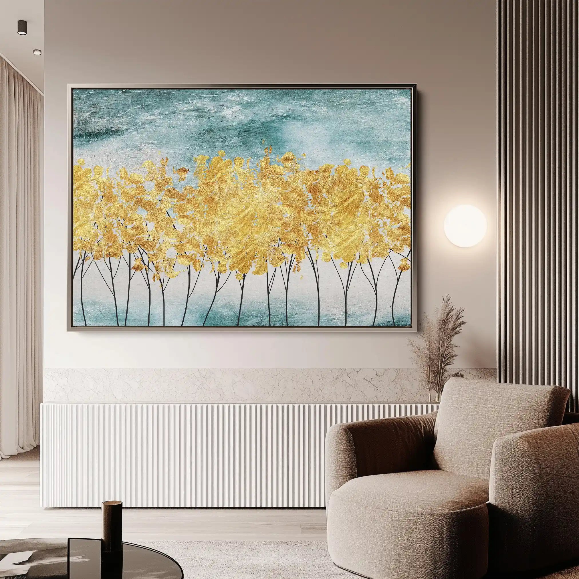 Abstract Canvas Wall Art WAD025-A 90 x 60 cm / Stretched on hidden frame