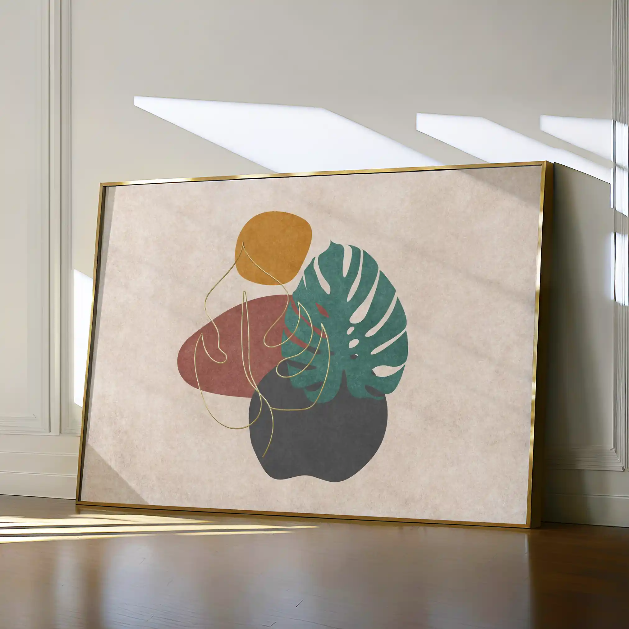 Boho 025 Canvas Art 90 x 60 cm / Stretched on hidden frame