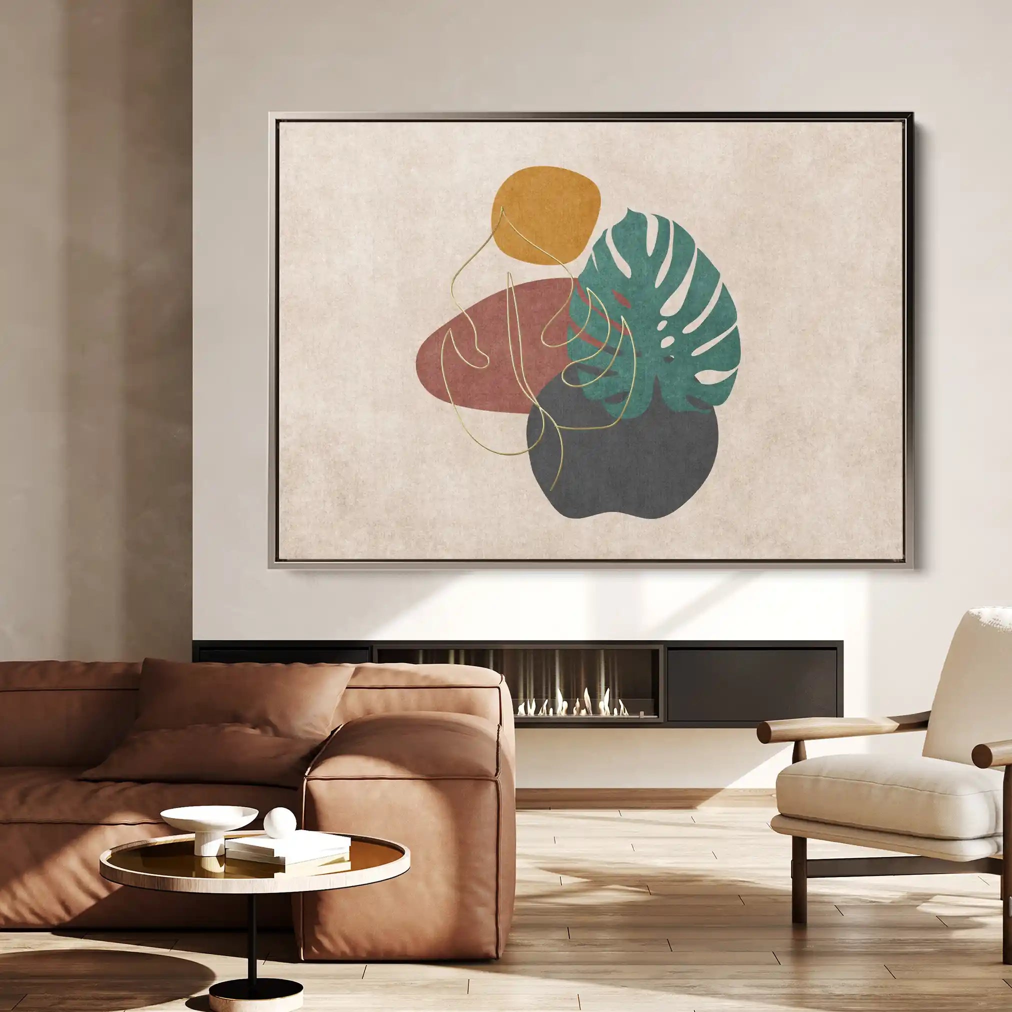 Boho 025 Canvas Art 90 x 60 cm / Stretched on hidden frame