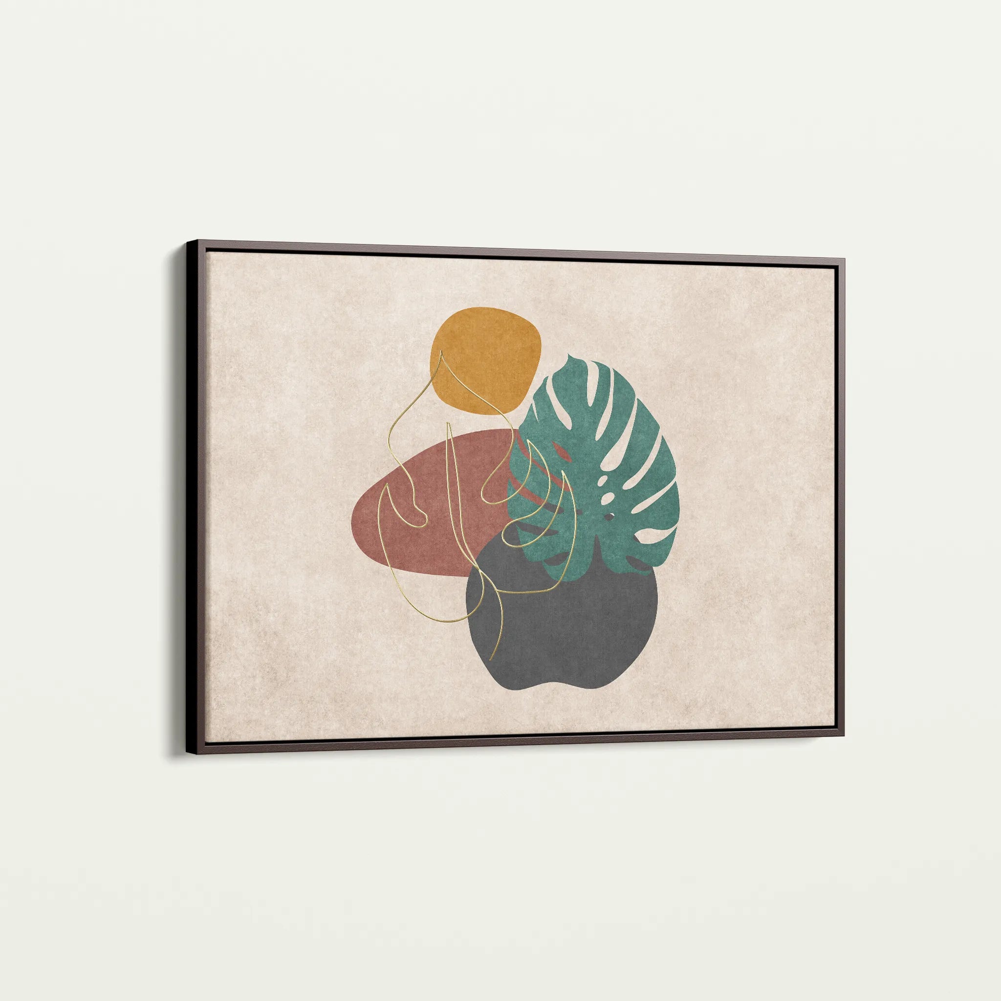 Boho Canvas Wall Art WAD025-BH 90 x 60 cm / Stretched on hidden frame