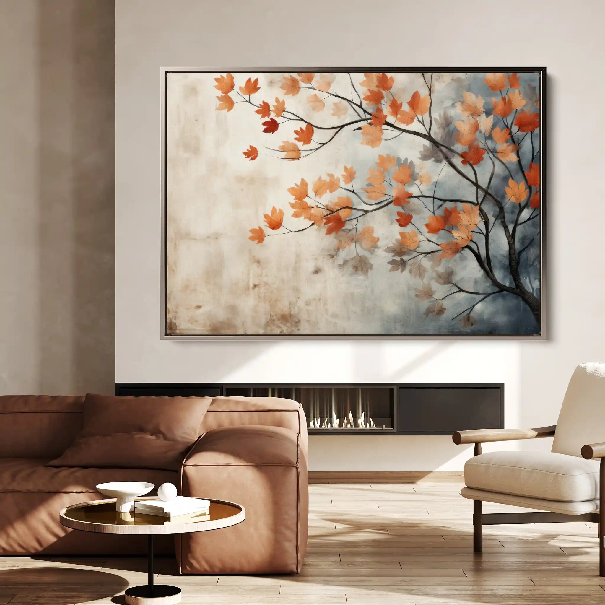 Floral Canvas Wall Art WAD025-F 90 x 60 cm / Stretched on hidden frame