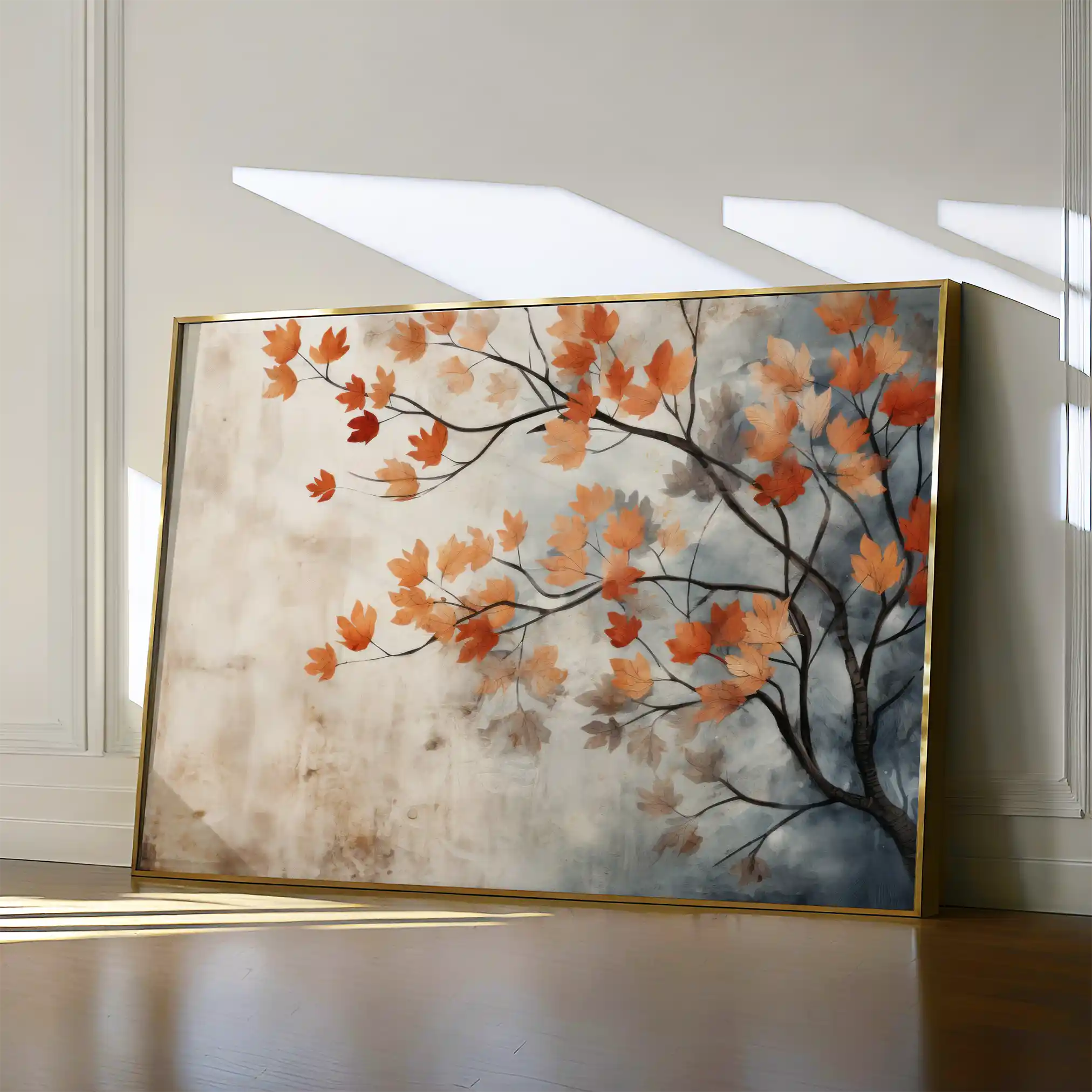 Floral Canvas Wall Art WAD025-F 90 x 60 cm / Stretched on hidden frame
